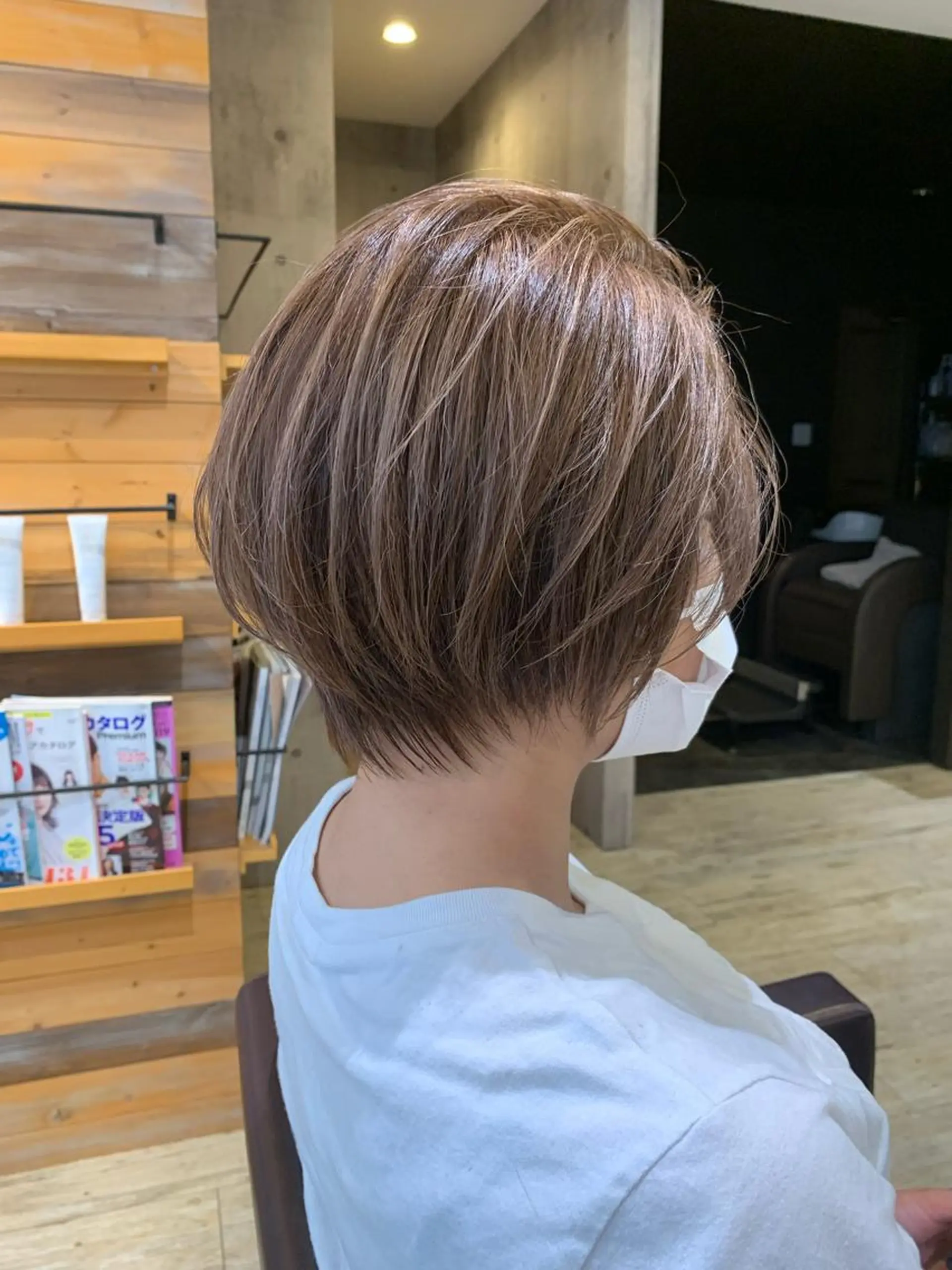 ショート カット ヘアカラー レイヤーカット TAIKIのヘアスタイル