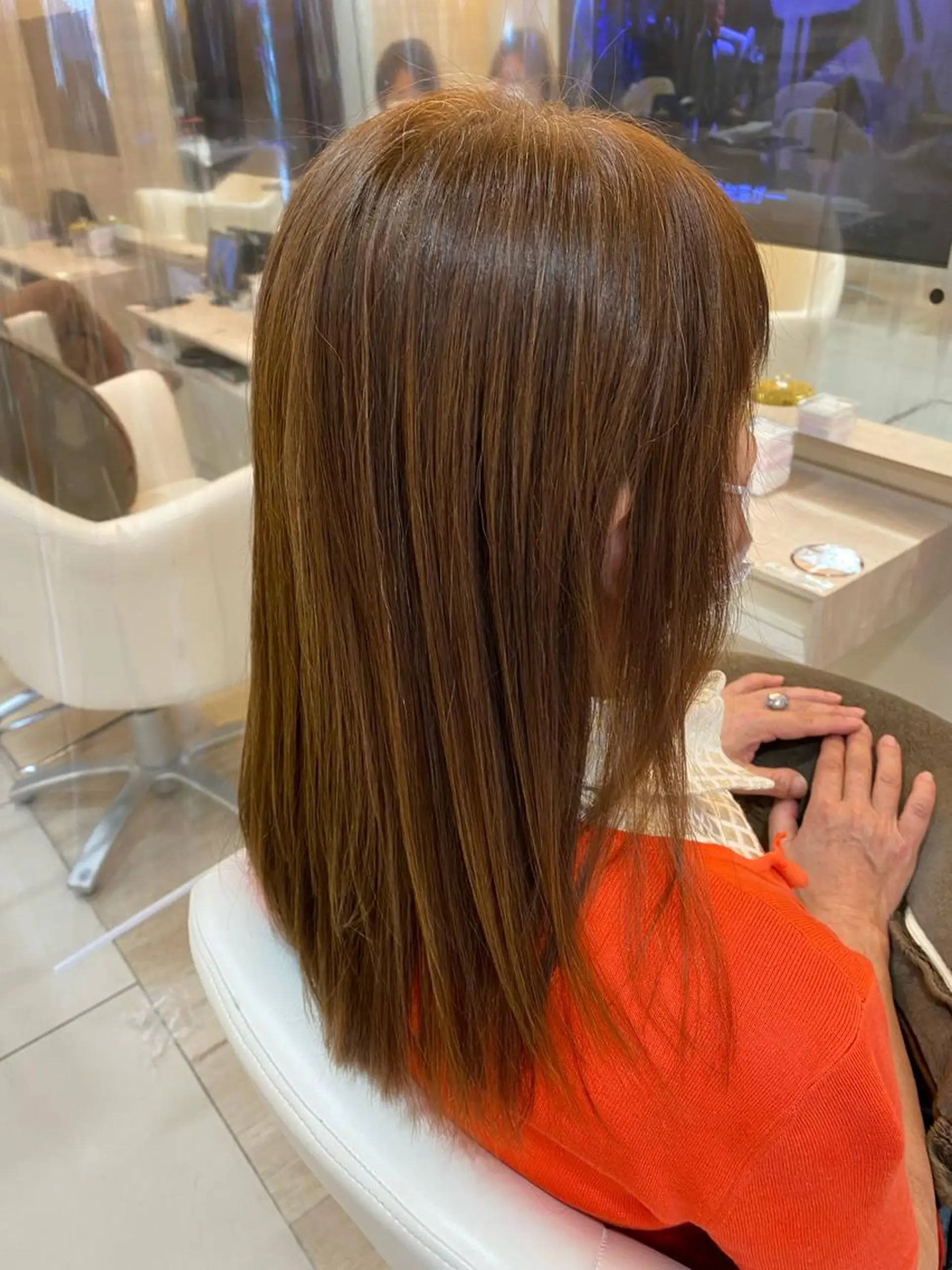 ミディアム ミディアムパーマ カット 縮毛矯正 トリートメント 💎髪質改善💎艶髪 💎ブリーチ💎津村のヘアスタイル