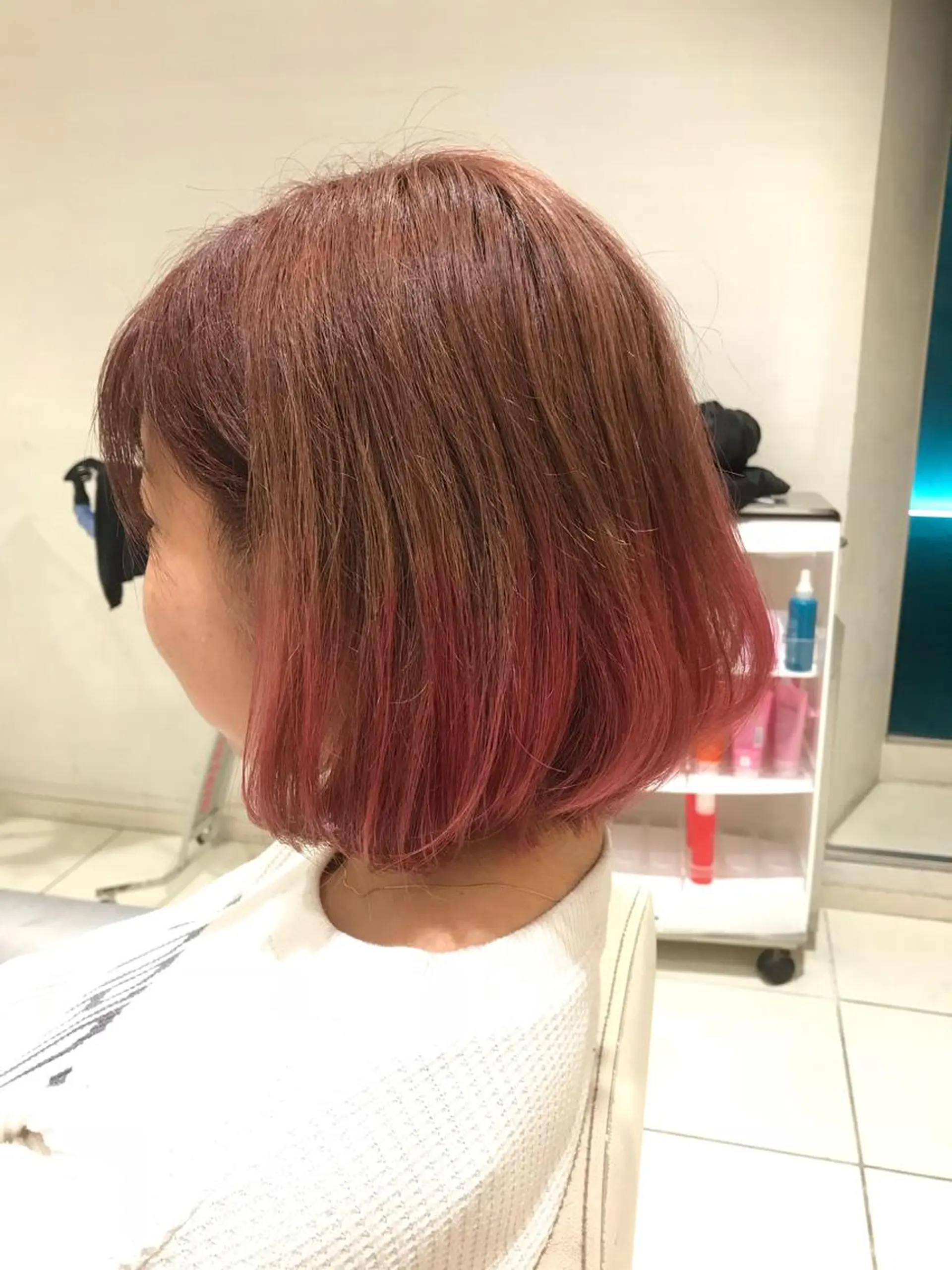 ショート カラー パーマ ヘアアレンジ メンズ キッズ ネイル マツエク・マツパ カット ヘアカラー トリートメント EnBlesS西宮 マンツーマン神道有基のヘアスタイル