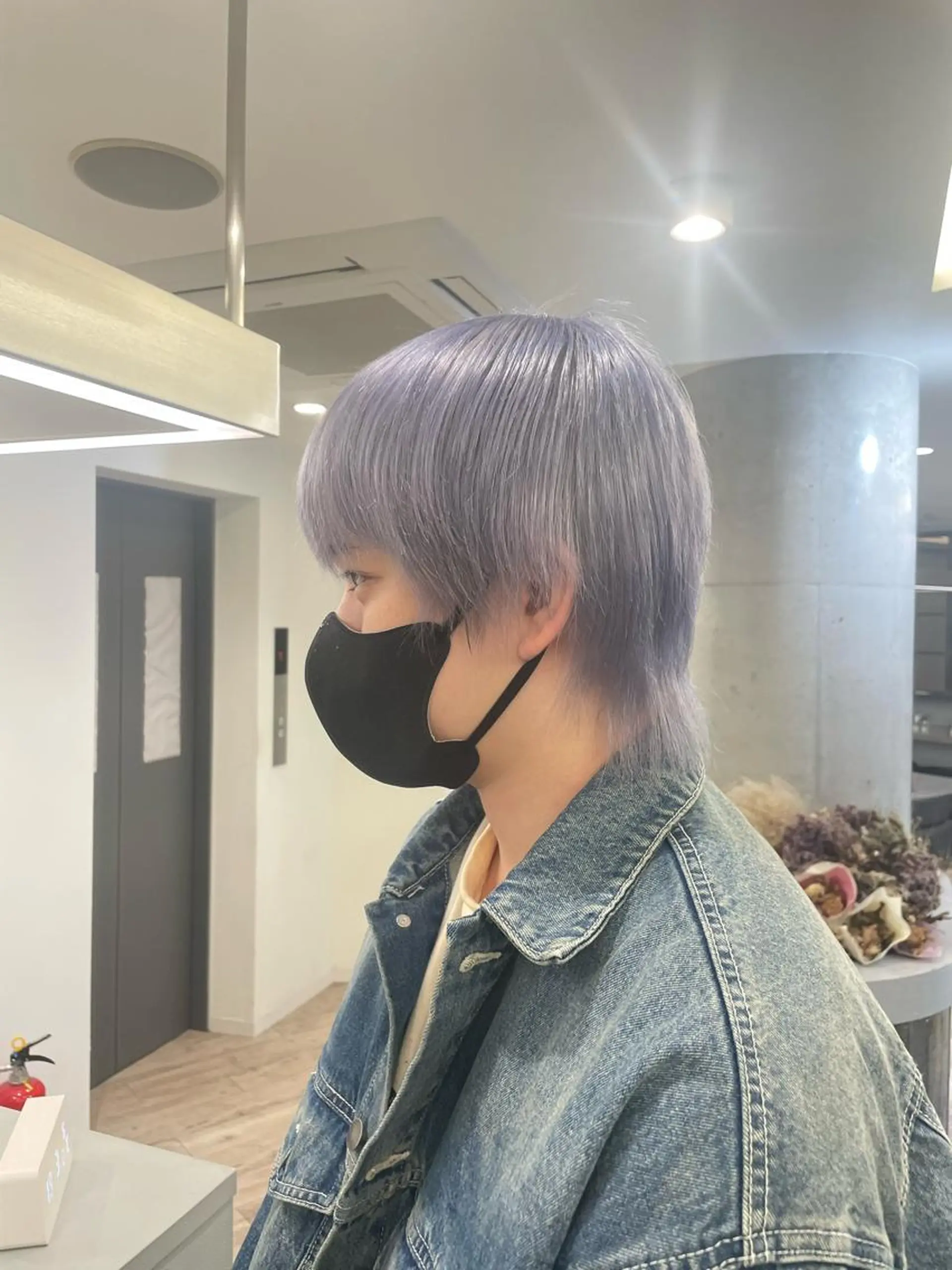 メンズ ヘアカラー トリートメント ♡似合わせハイトーン ♡maiのヘアスタイル