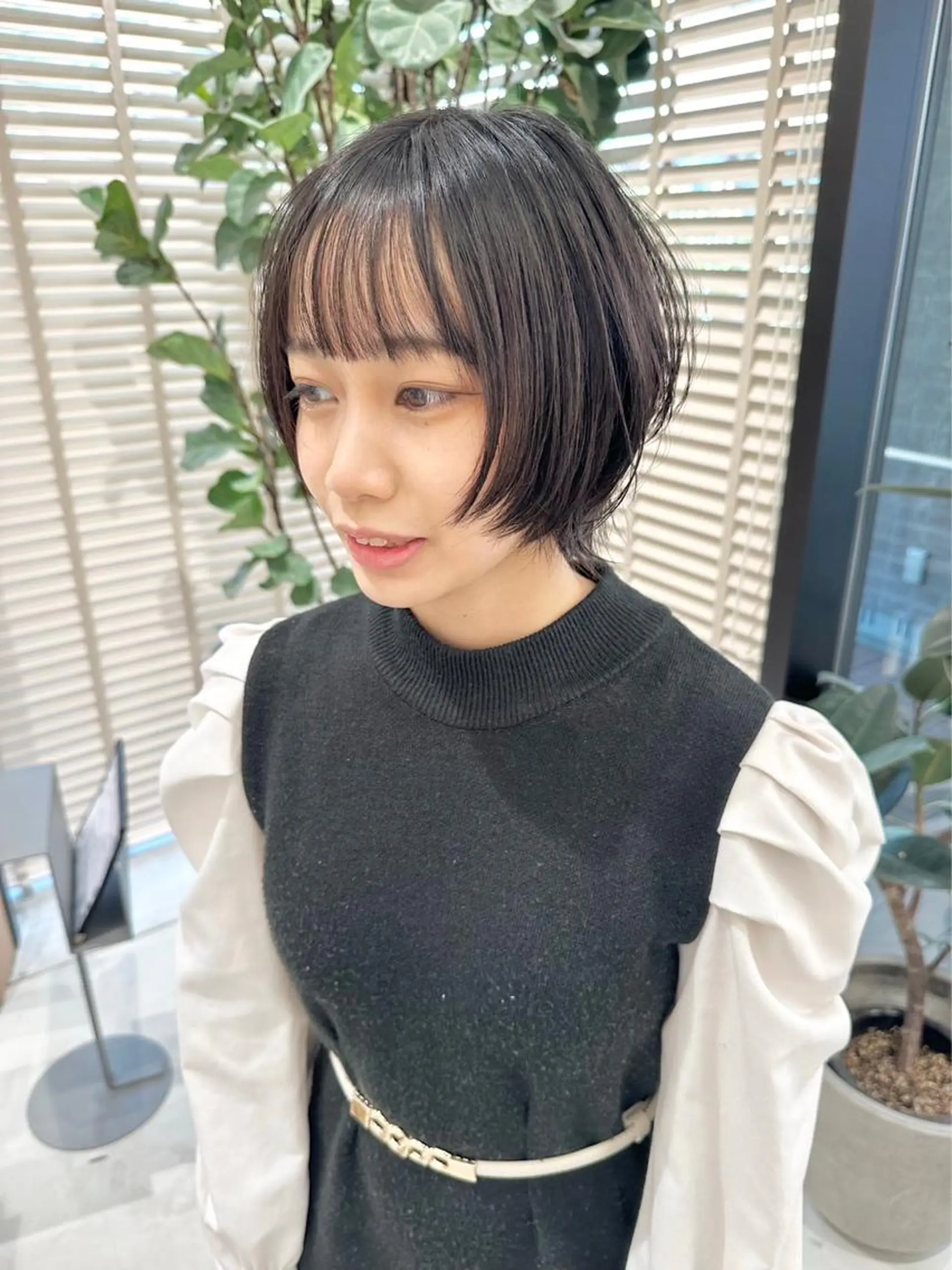 ショート 銀座/韓国レイヤー/ 艶カラー🍓原田侑依のヘアスタイル