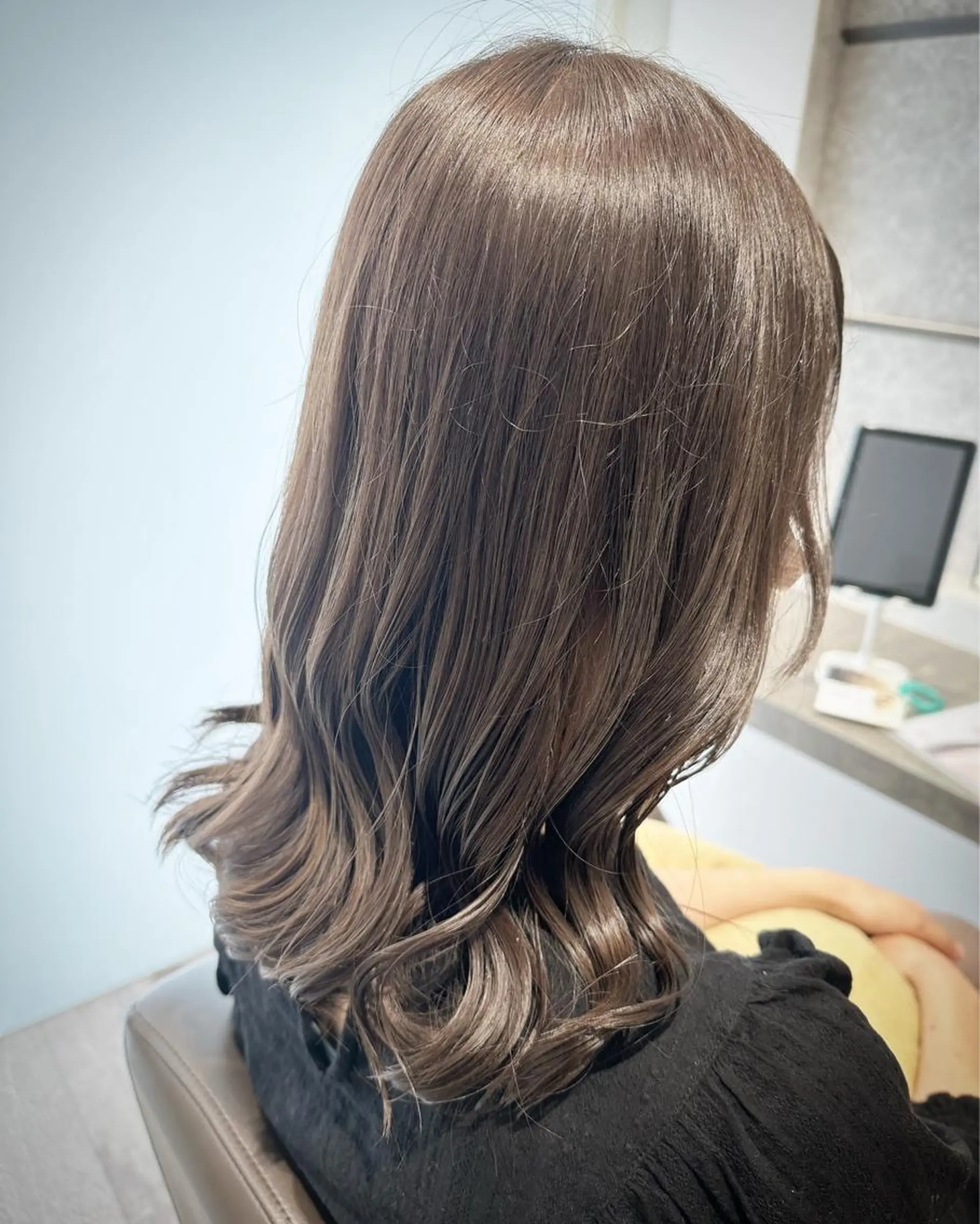 セミロング カラー ヘアカラー MignonS 仙幸 大輔のヘアスタイル