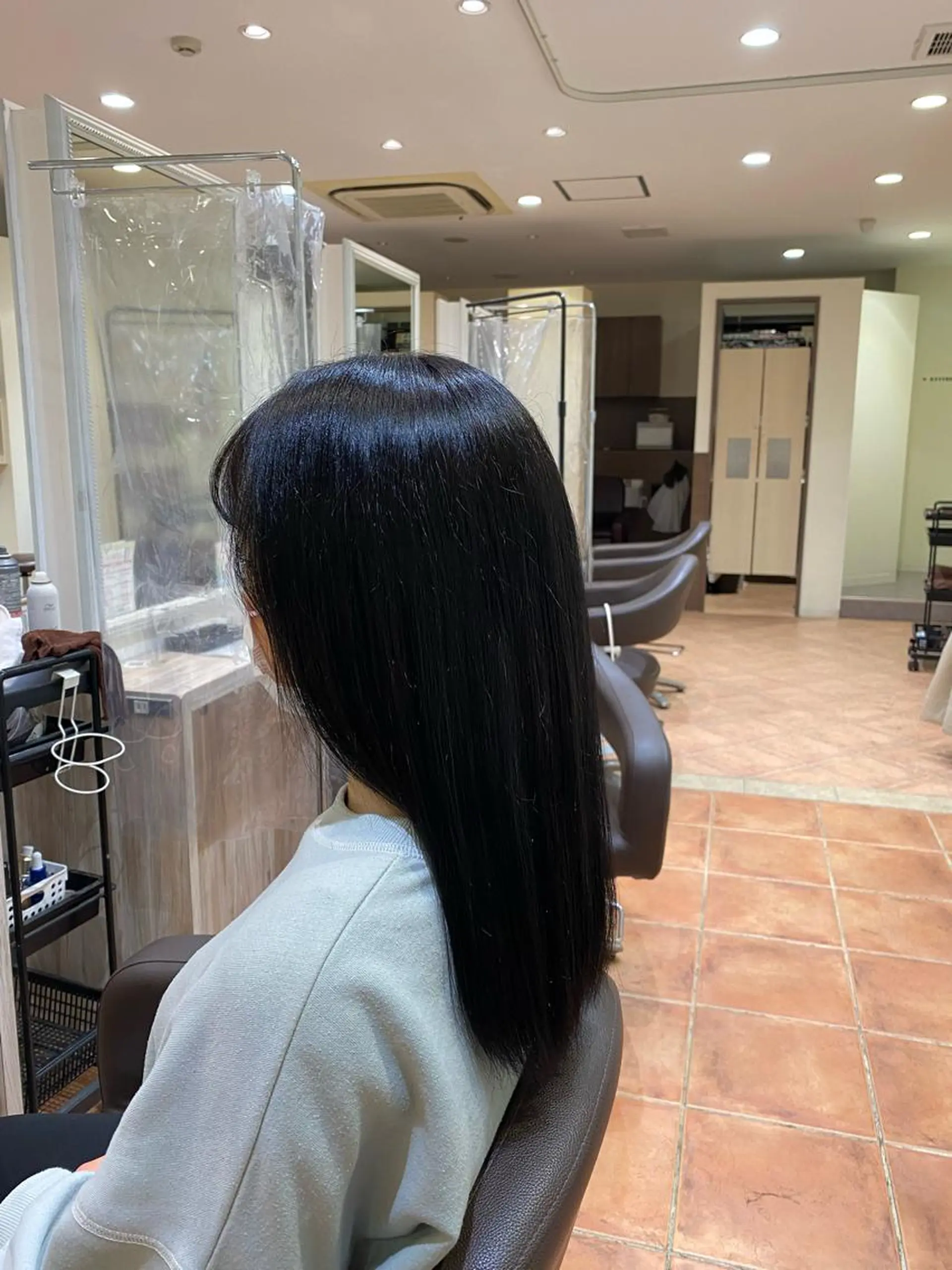 ロング カラー カット トリートメント ☘️清潔感爆上げ☘️ 岡部恒輝のヘアスタイル