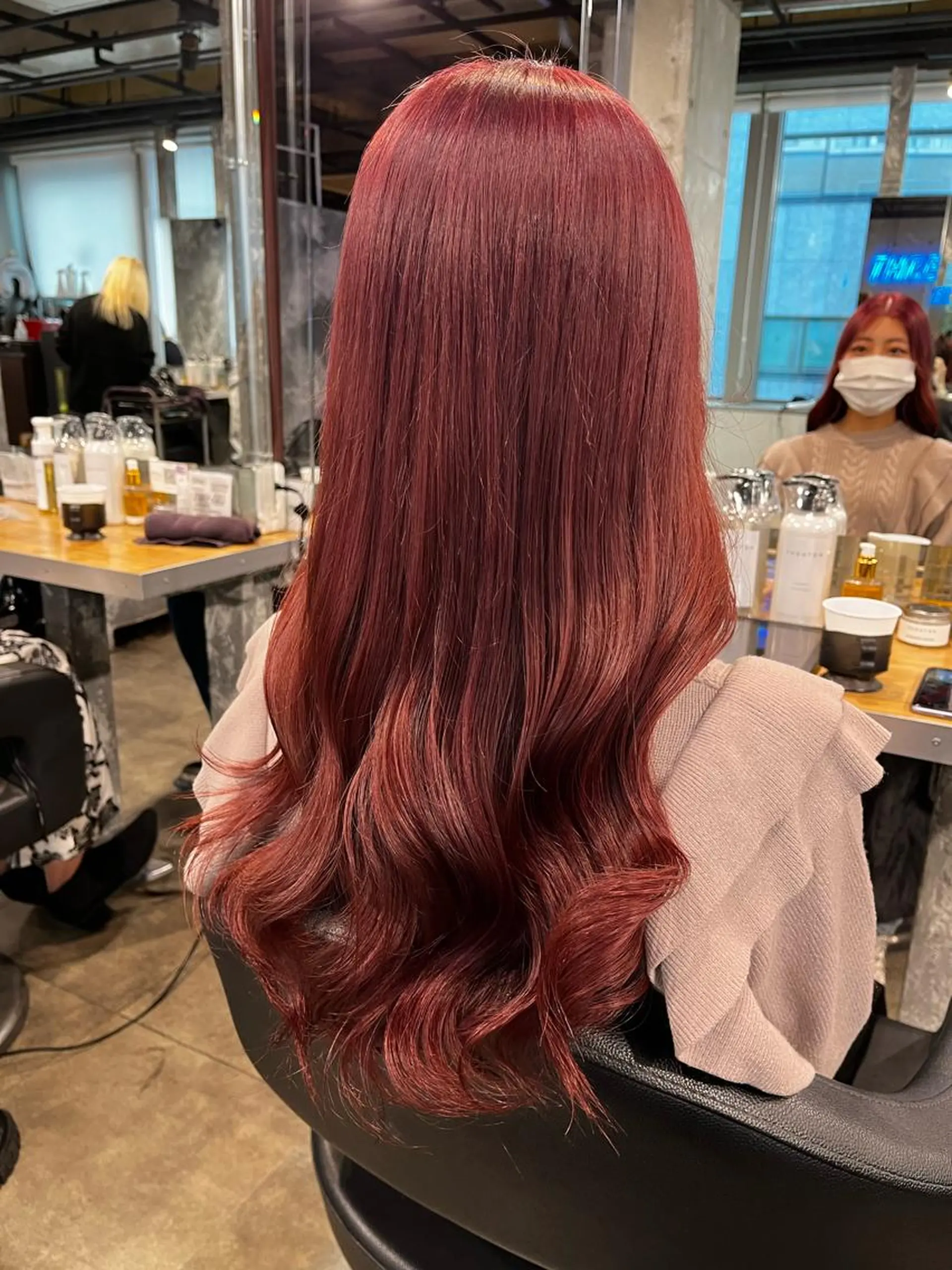 ロング ヘアカラー トリートメント ヘッドスパ ヘアセット 🪞透明感カラー🫧 縮毛矯正🥇かずきのヘアスタイル