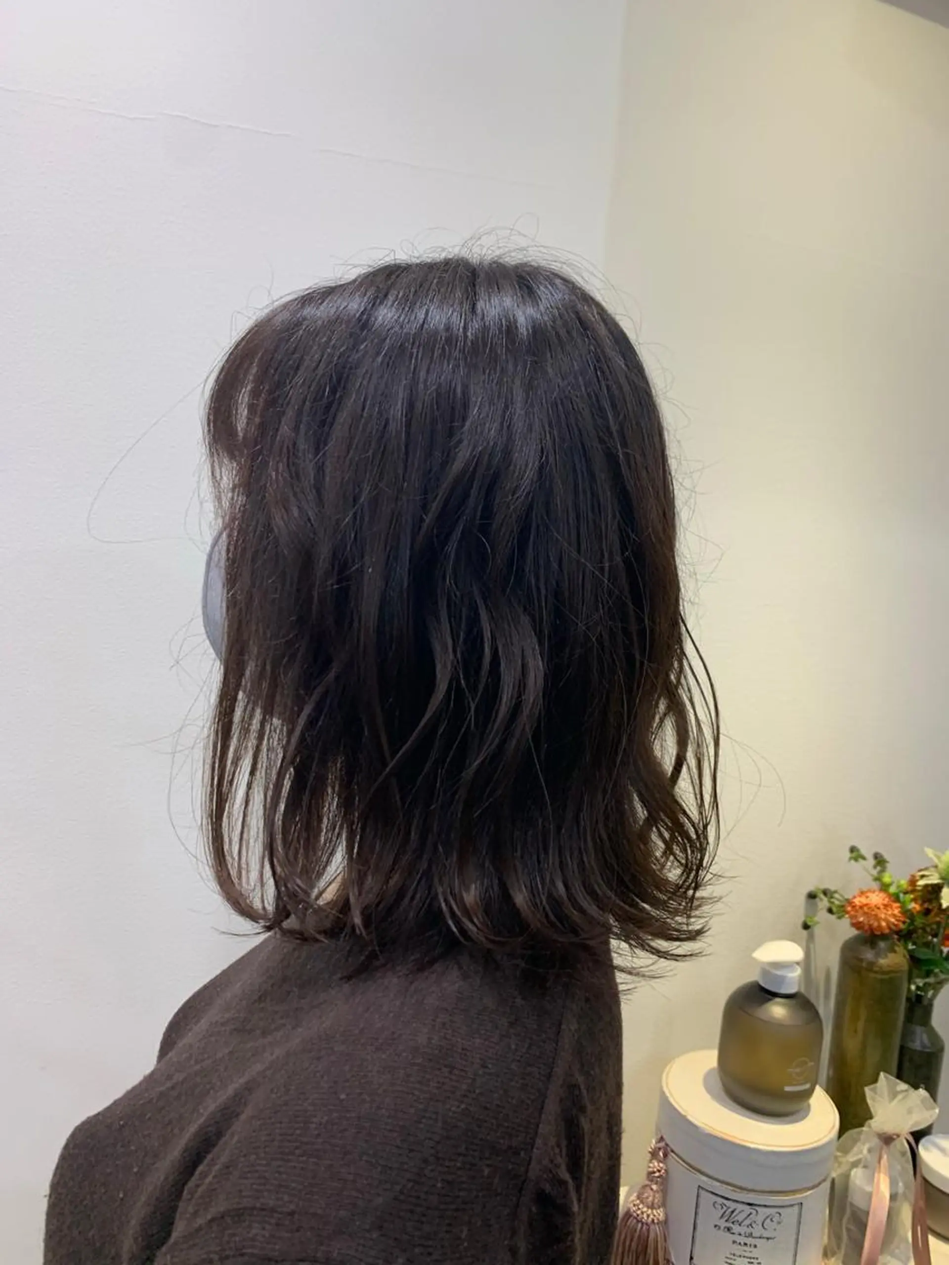 ミディアム 大人透明感艶カラー 寺田稜のヘアスタイル