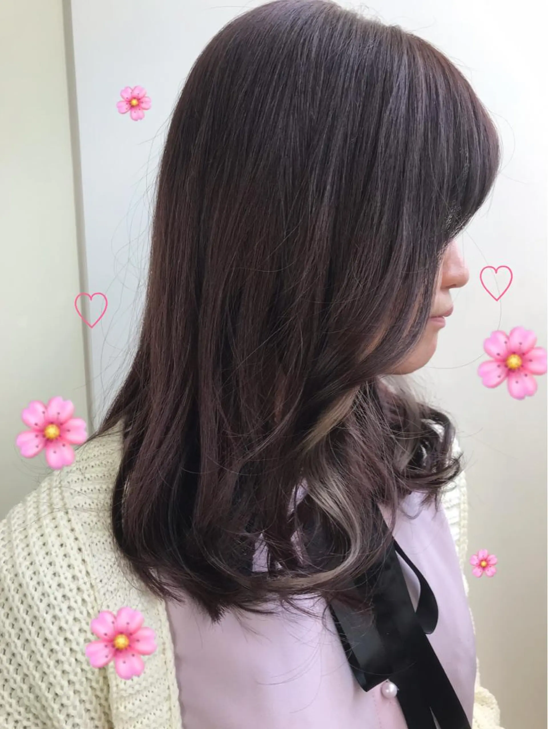 ミディアム カラー 新宿駅近♡個室 ♡関口三都季🌜のヘアスタイル