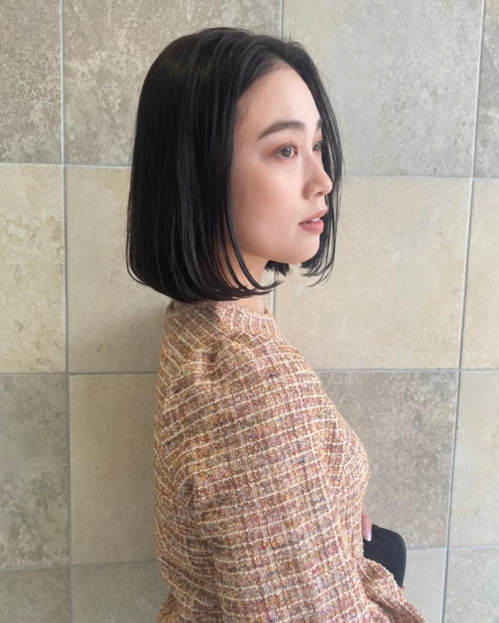 ミディアム 艶髪/透明感/ 三宅晴香のヘアスタイル