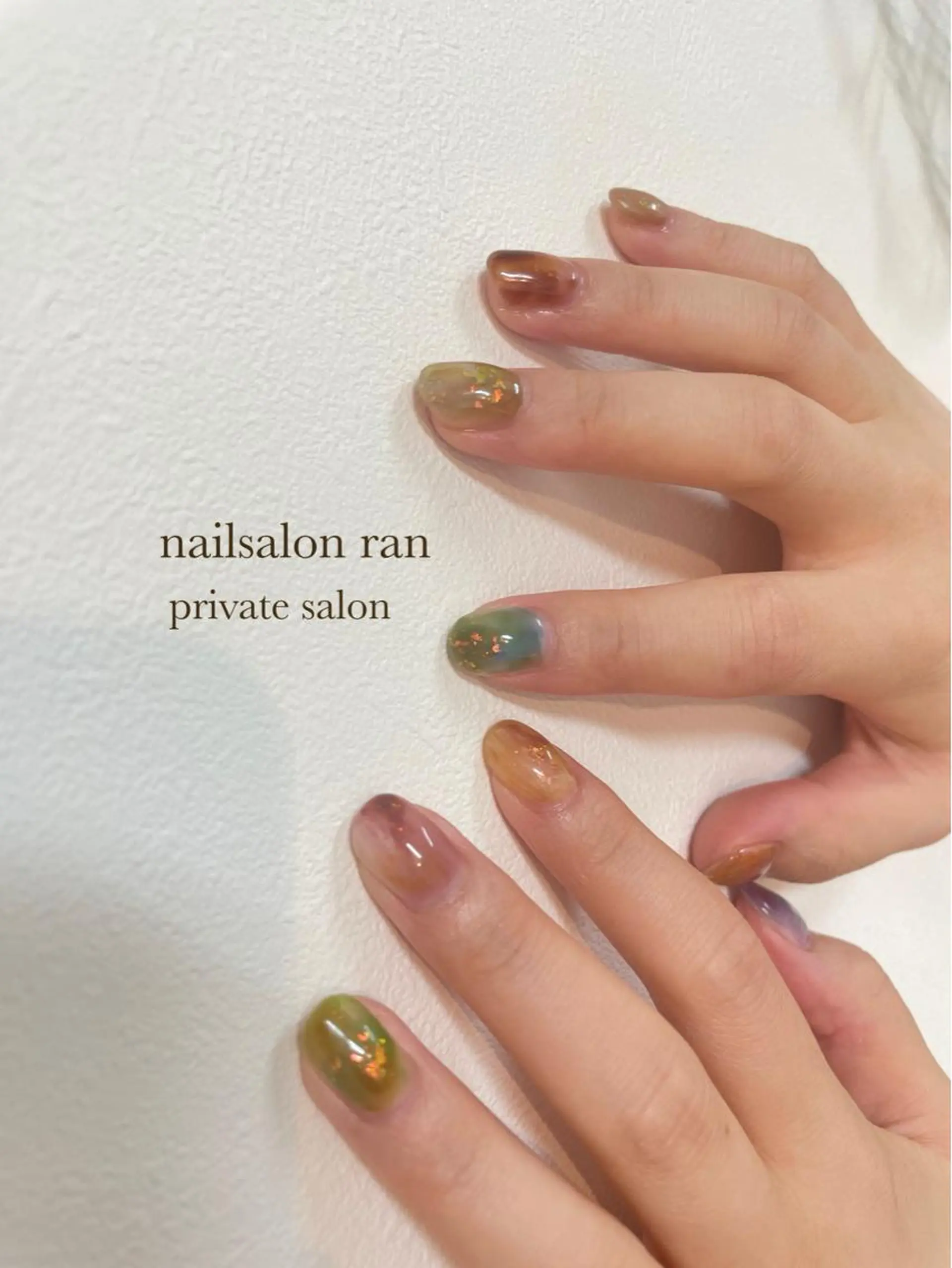 ネイル 持ち込み nailsalon ranのネイルデザイン