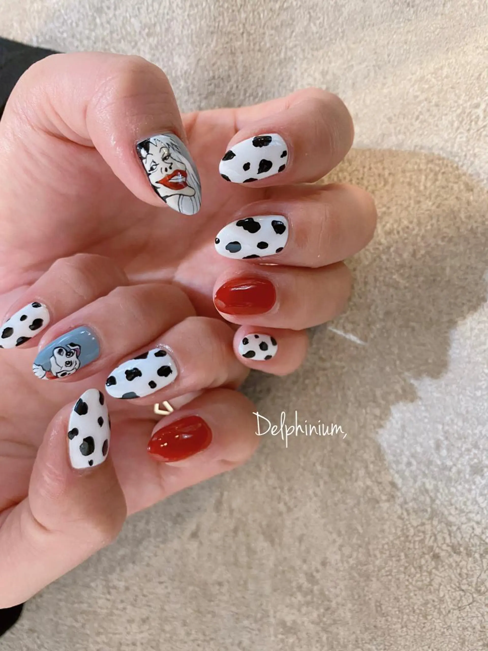 ネイル ハロウィン ハンドネイル 岡本 友恵のネイルデザイン