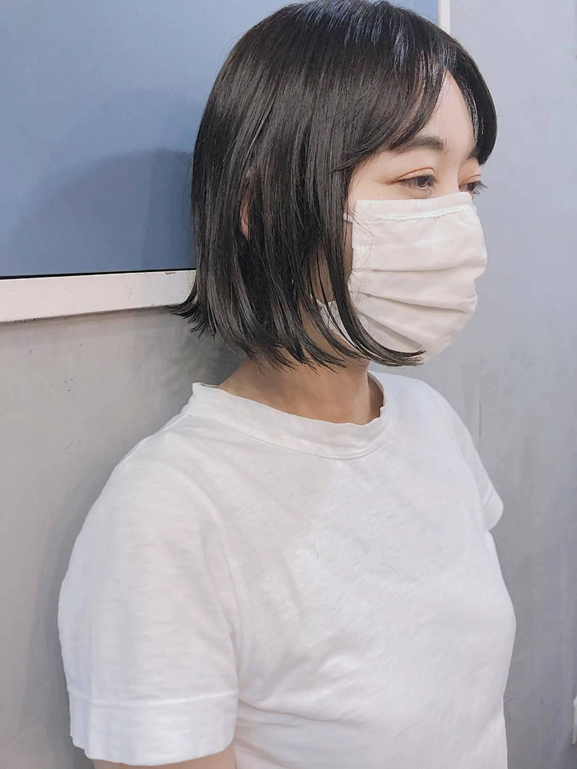 ショート カラー 長井 美佳のヘアスタイル