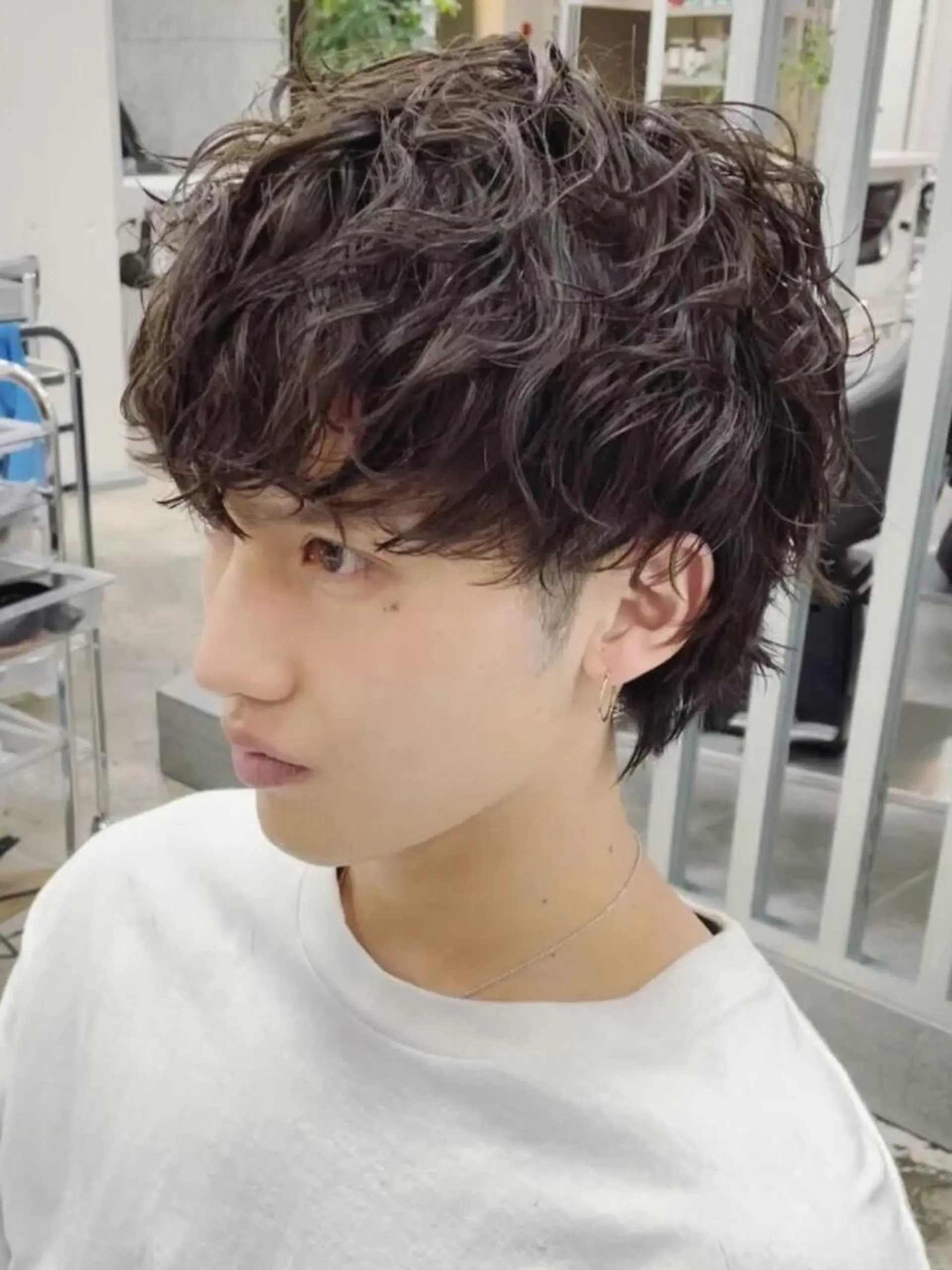 ショート パーマ メンズ メンズパーマ ツイストスパイラルパーマ スパイラルパーマ SENTA✨メンズ パーマ✨fifth栄のヘアスタイル