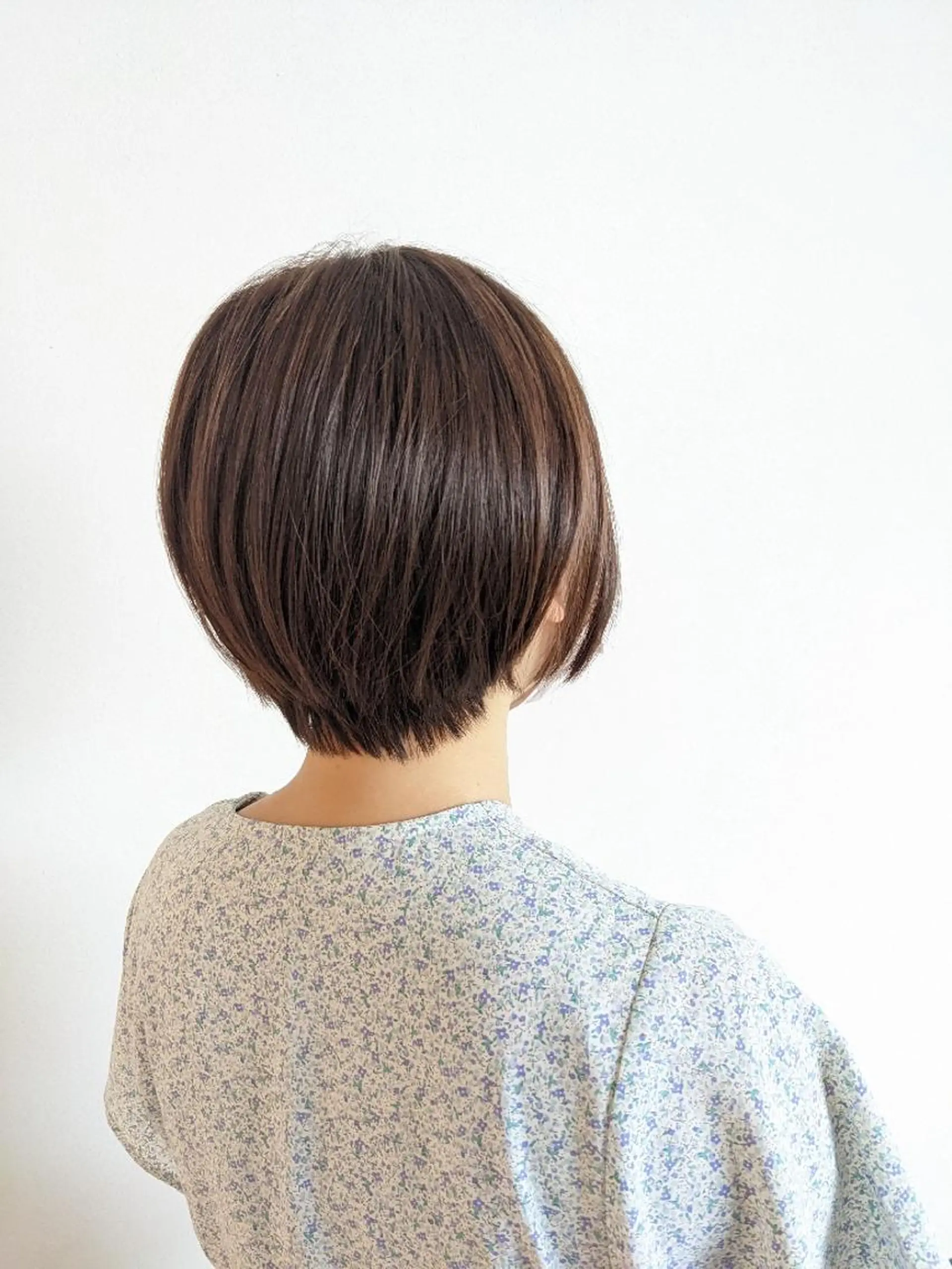 ショート 丸みショート ショートヘア カット ヘアカラー トリートメント newi 天王寺　 masakoのヘアスタイル