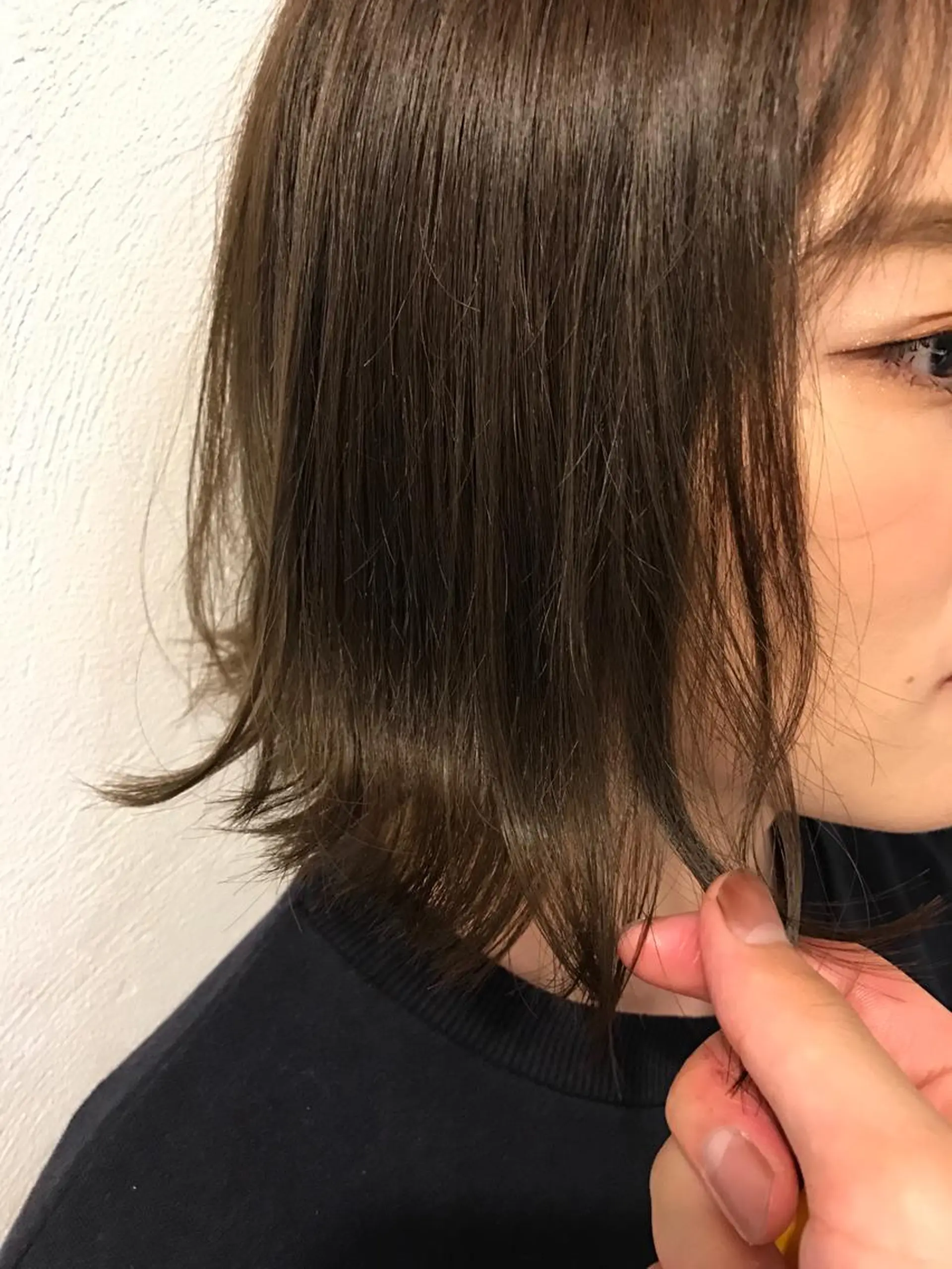 ミディアム カラー 透明感カラー DopeLIT モデル募集中のヘアスタイル