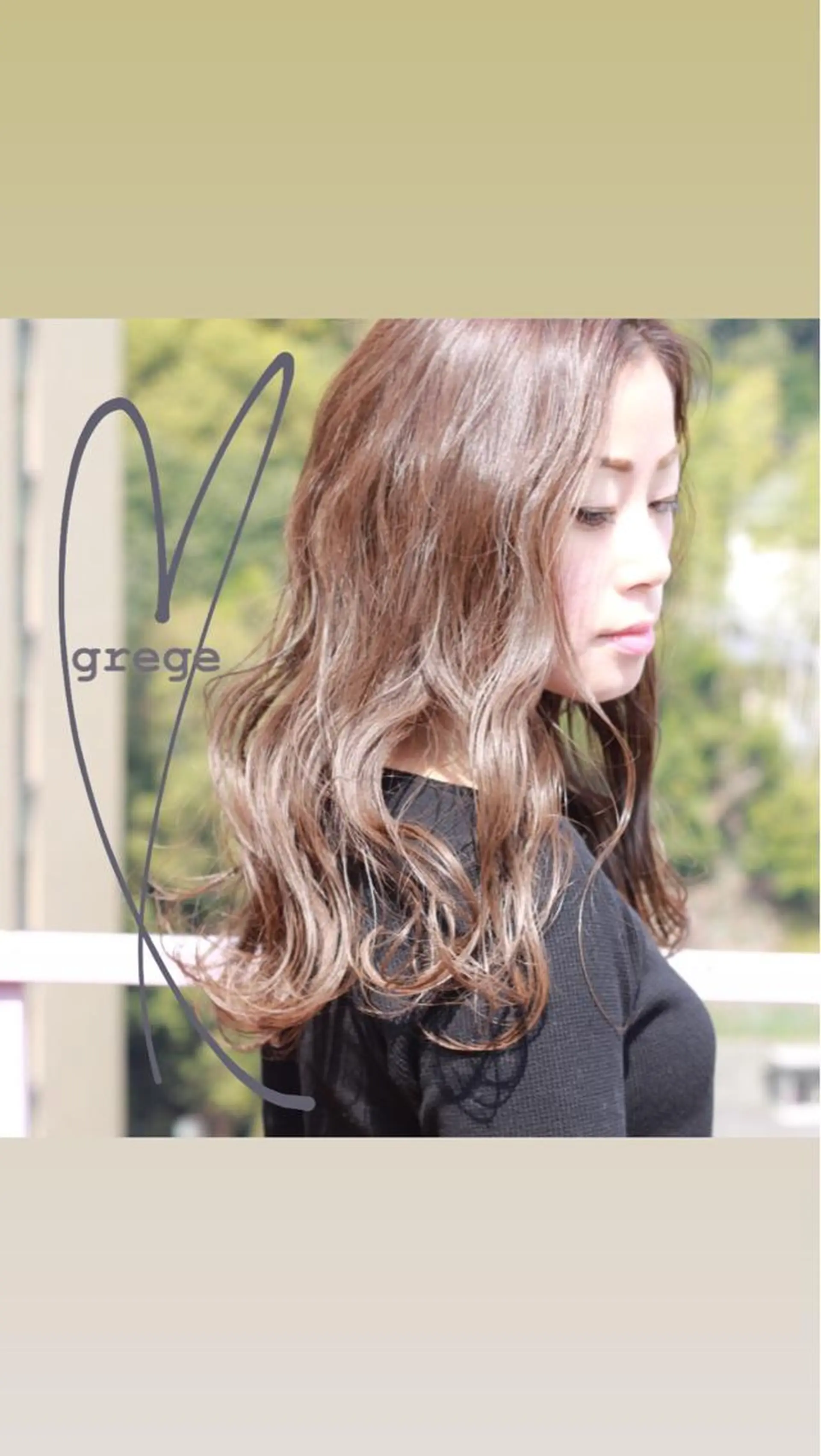 ロング カラー グレージュ ハイトーンカラー ハイトーングレージュ ヘアカラー Viage （ビアージュ）のヘアスタイル