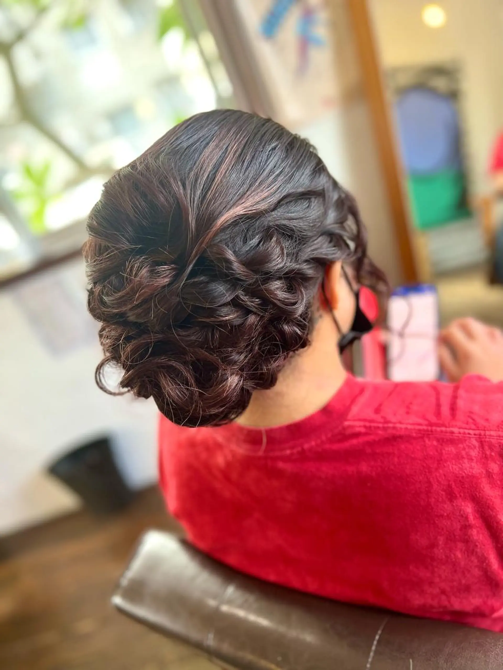 セミロング ヘアセット Style Tのヘアスタイル