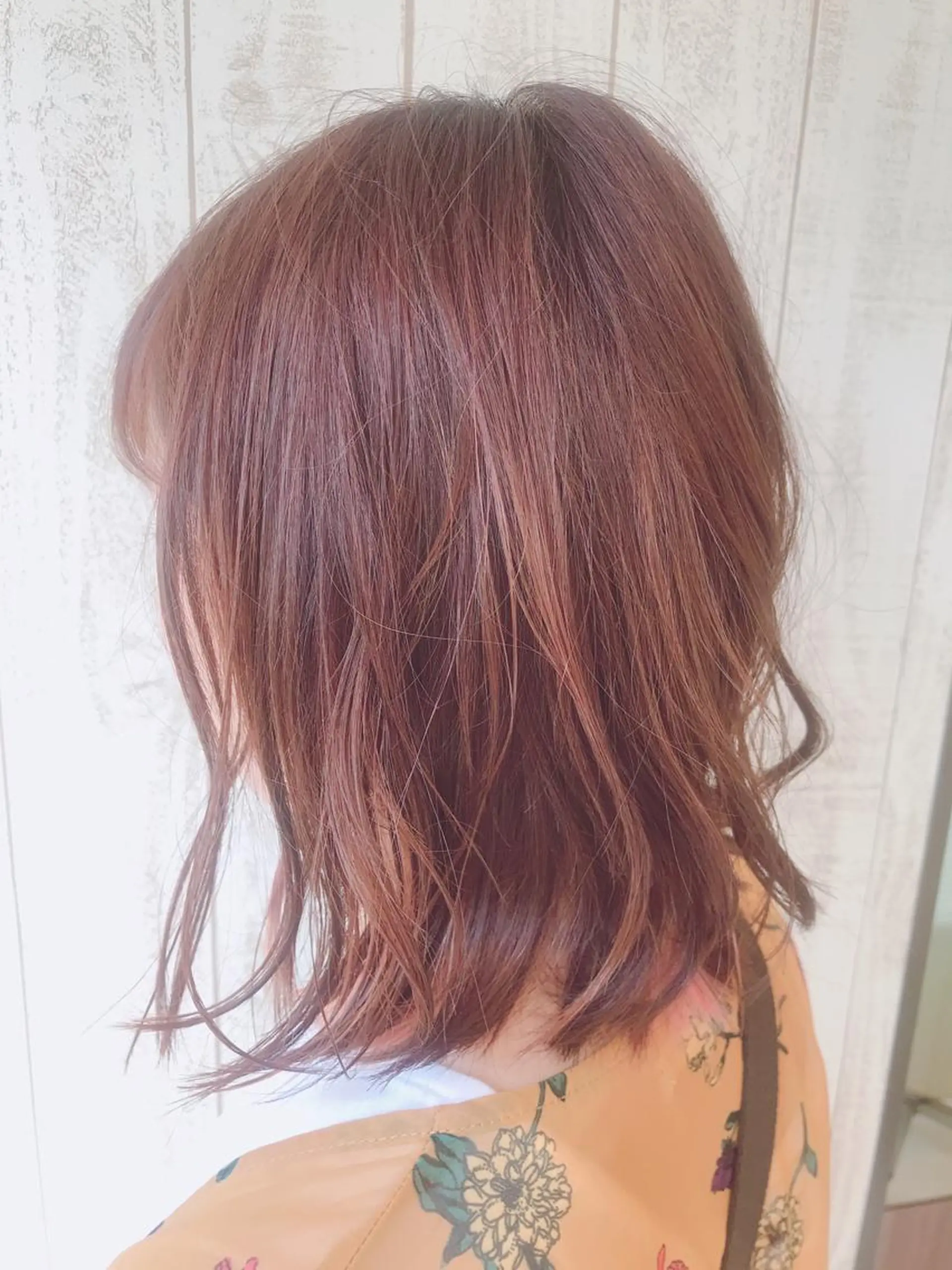 セミロング カット end roll/ 白楽美容室/ユウタのヘアスタイル