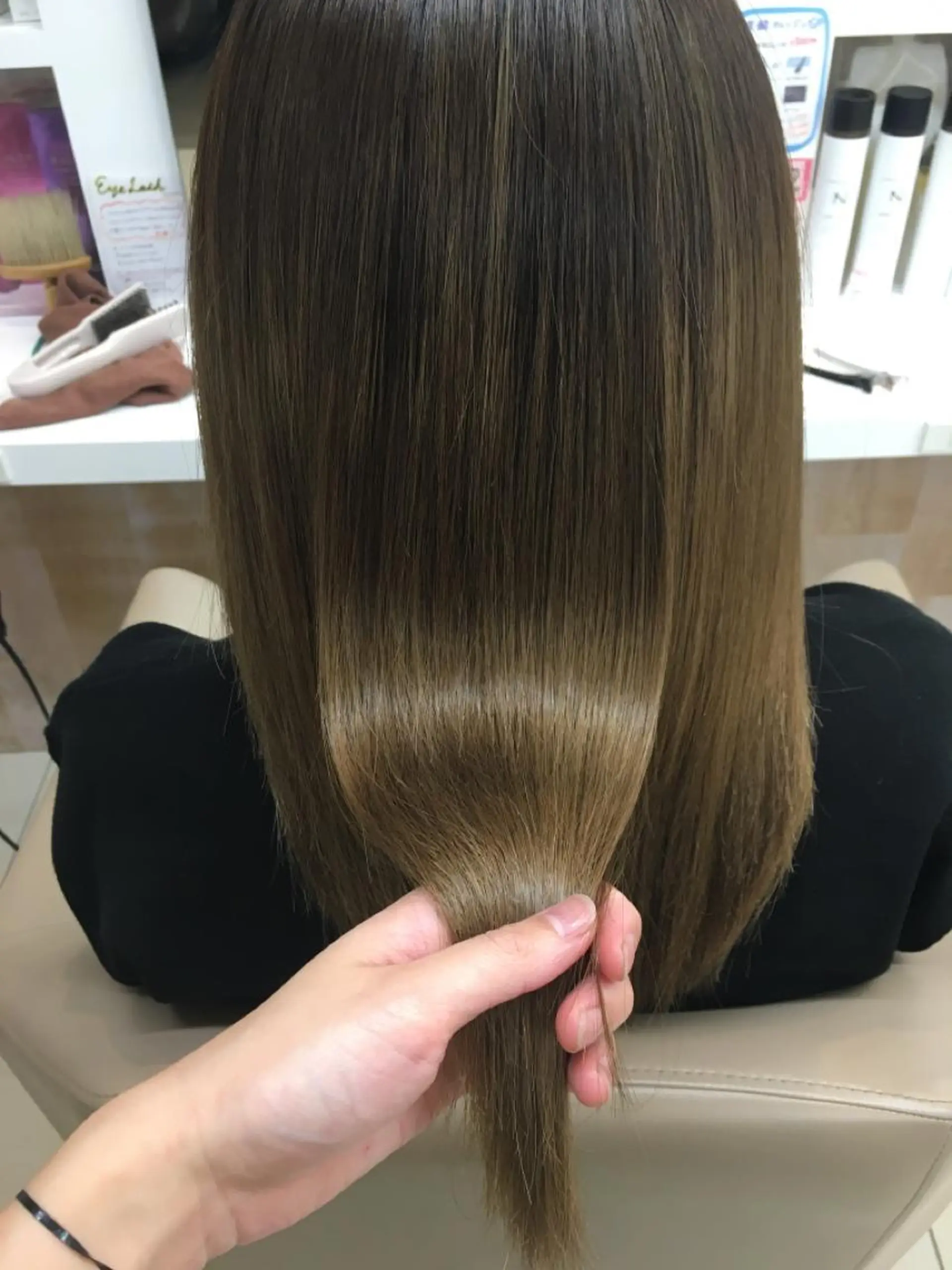 セミロング カラー ヘアアレンジ 大人可愛いをご提案✨ 宮崎　雅美のヘアスタイル