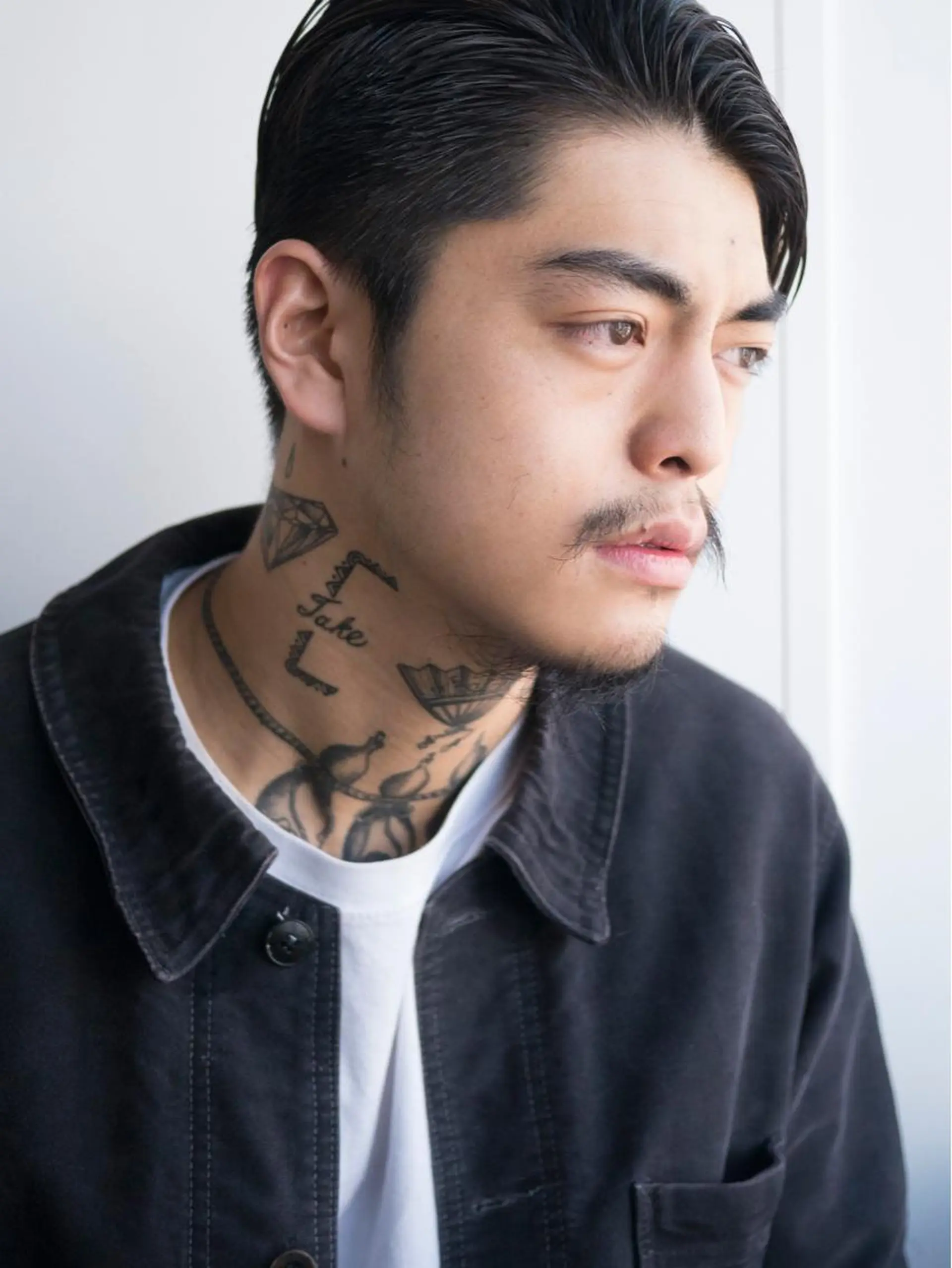 メンズ オールバック カット 渋谷メンズカット/ 工藤靖也のヘアスタイル