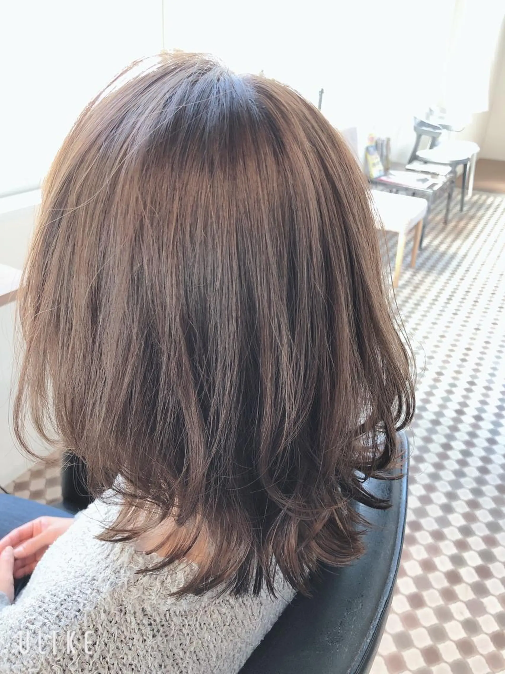 セミロング ヘアカラー トリートメント 🫧🕊️かたやま さきこ🕊️🫧のヘアスタイル