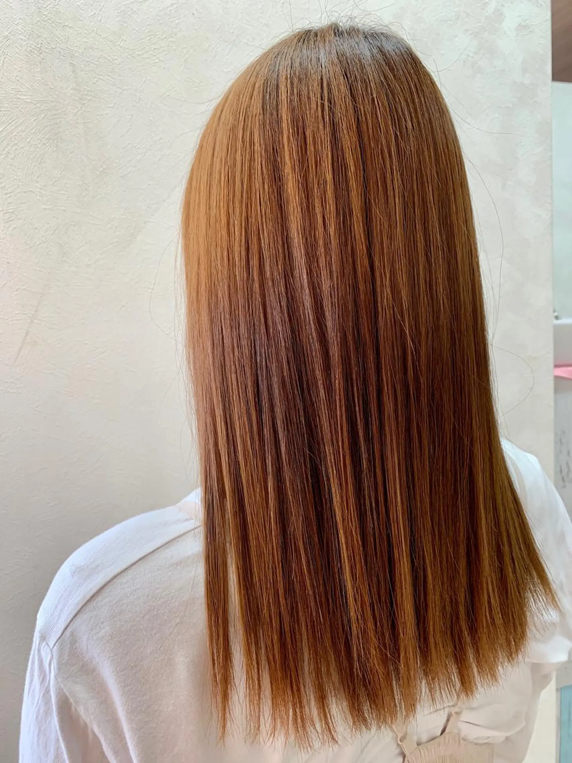 セミロング トリートメント 酸熱トリートメント 加藤 遥花のヘアスタイル