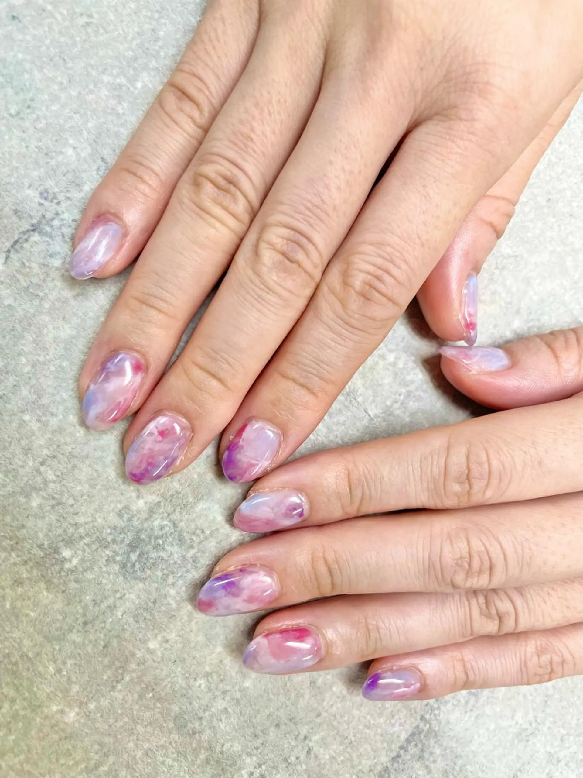 ネイル イースター フットネイル フレンチネイル ジェルネイル ガラスフレンチ ハンドネイル .N YUKIのネイルデザイン