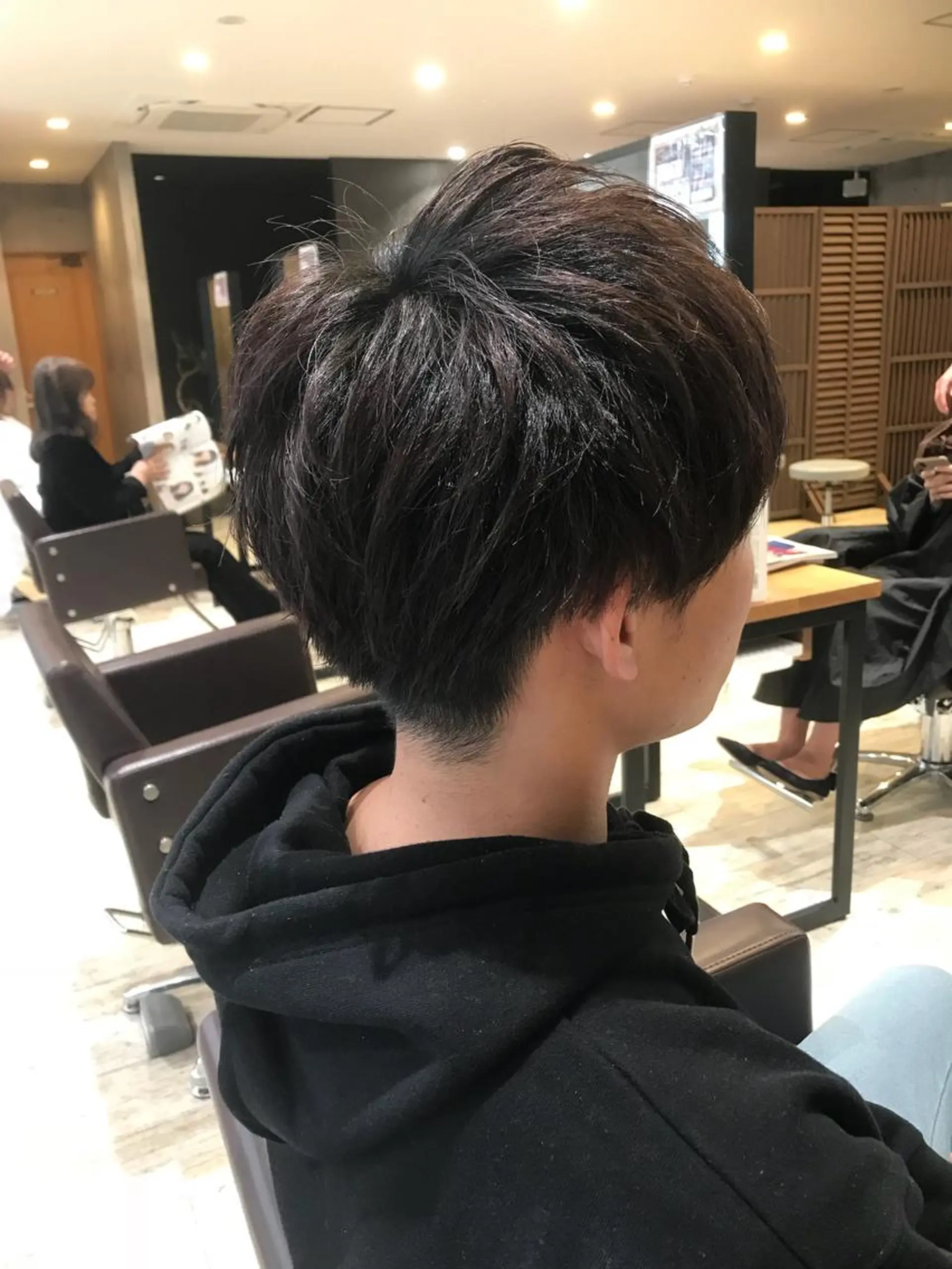 ショート カラー パーマ ヘアアレンジ メンズ キッズ ネイル マツエク・マツパ カット EnBlesS西宮 マンツーマン神道有基のヘアスタイル