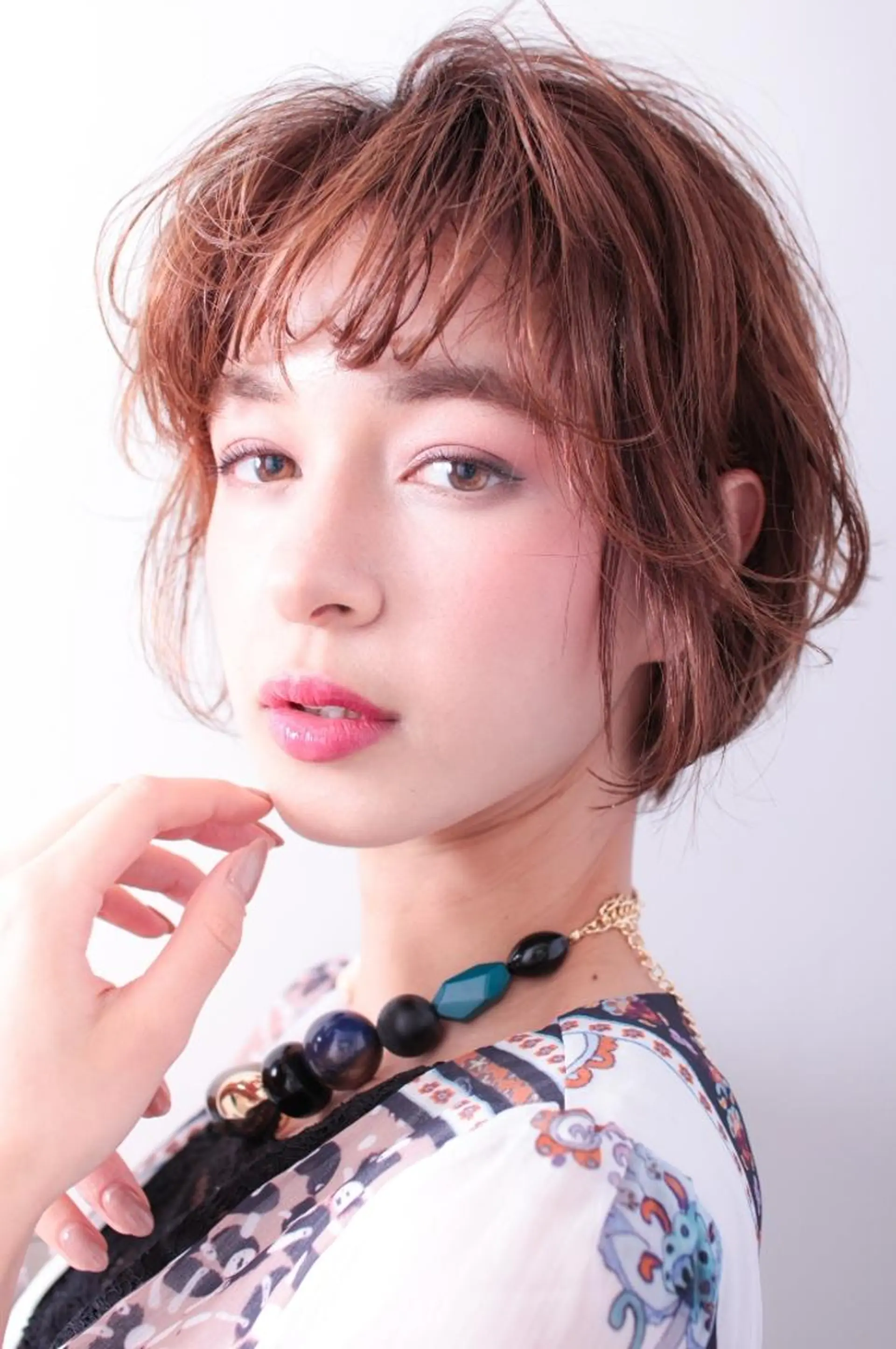 ミディアム Ash 店長　山下達也のヘアスタイル