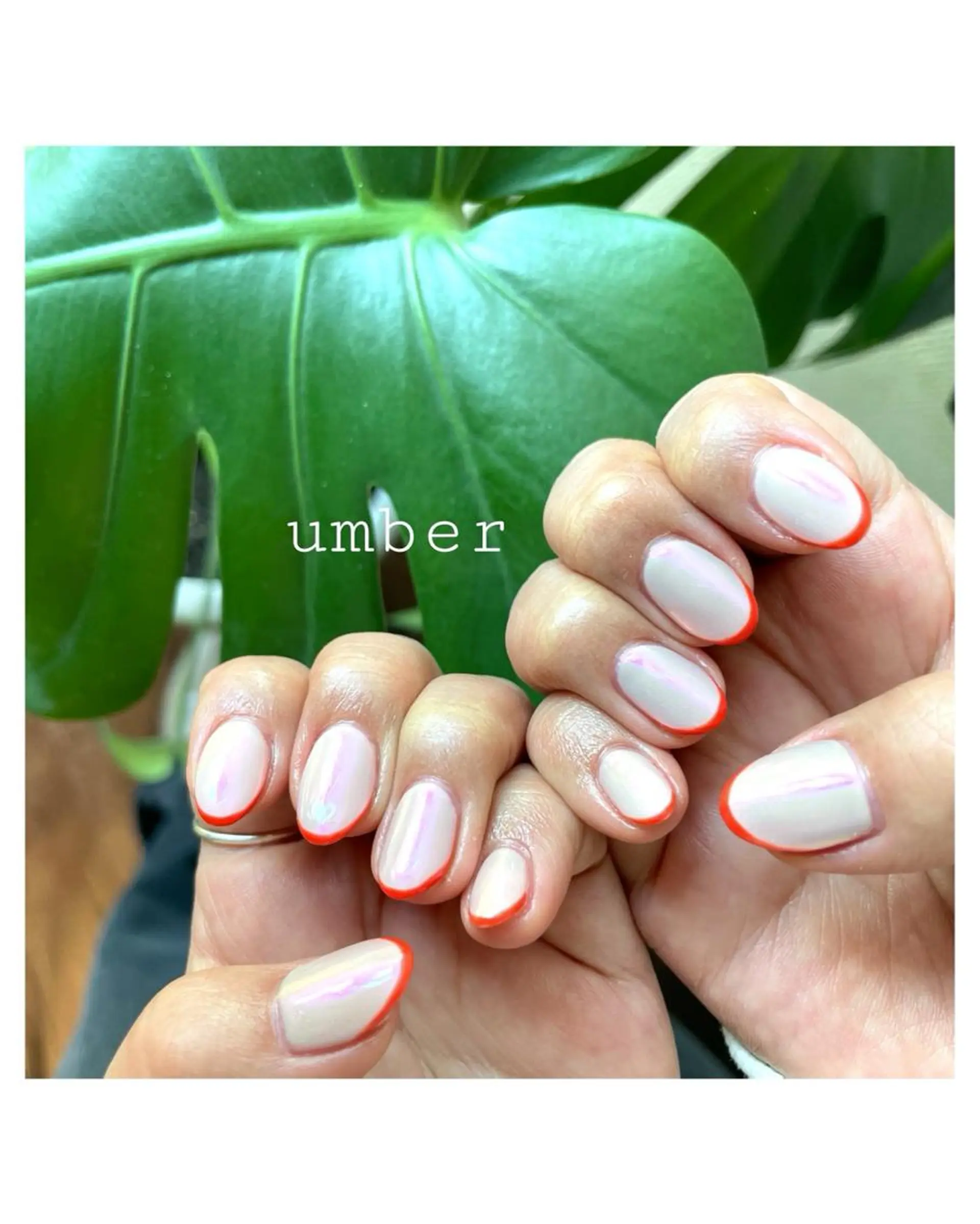 ネイル クリアネイル フラッシュネイル フットネイル フレンチネイル マグネットネイル ハンドネイル umber 三茶1分のネイルデザイン