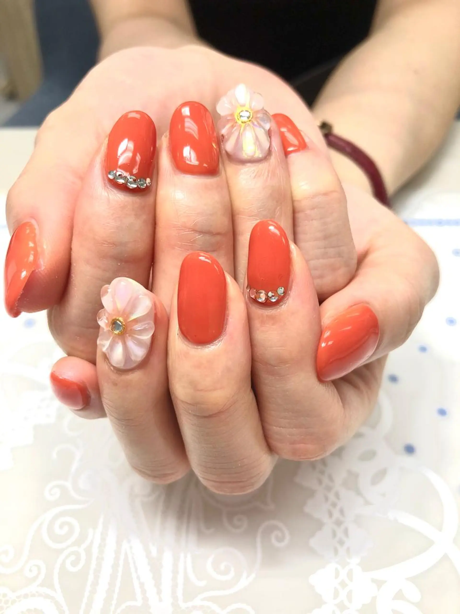 ネイル フラワーネイル 吉野✨ ネイルデザイナー✨のネイルデザイン