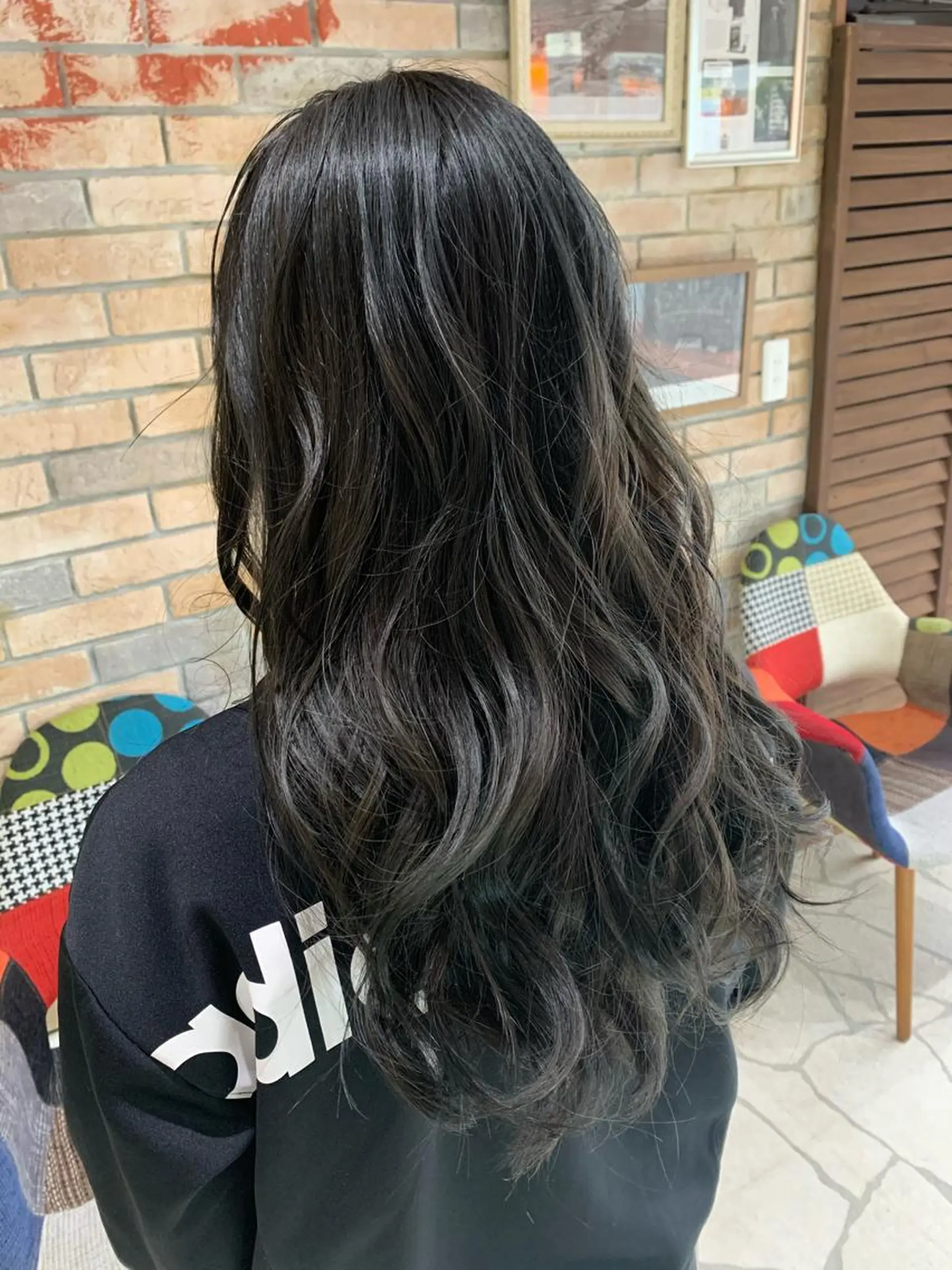 ロング カラー ヘアアレンジ VIM hairおもろまち店のヘアスタイル