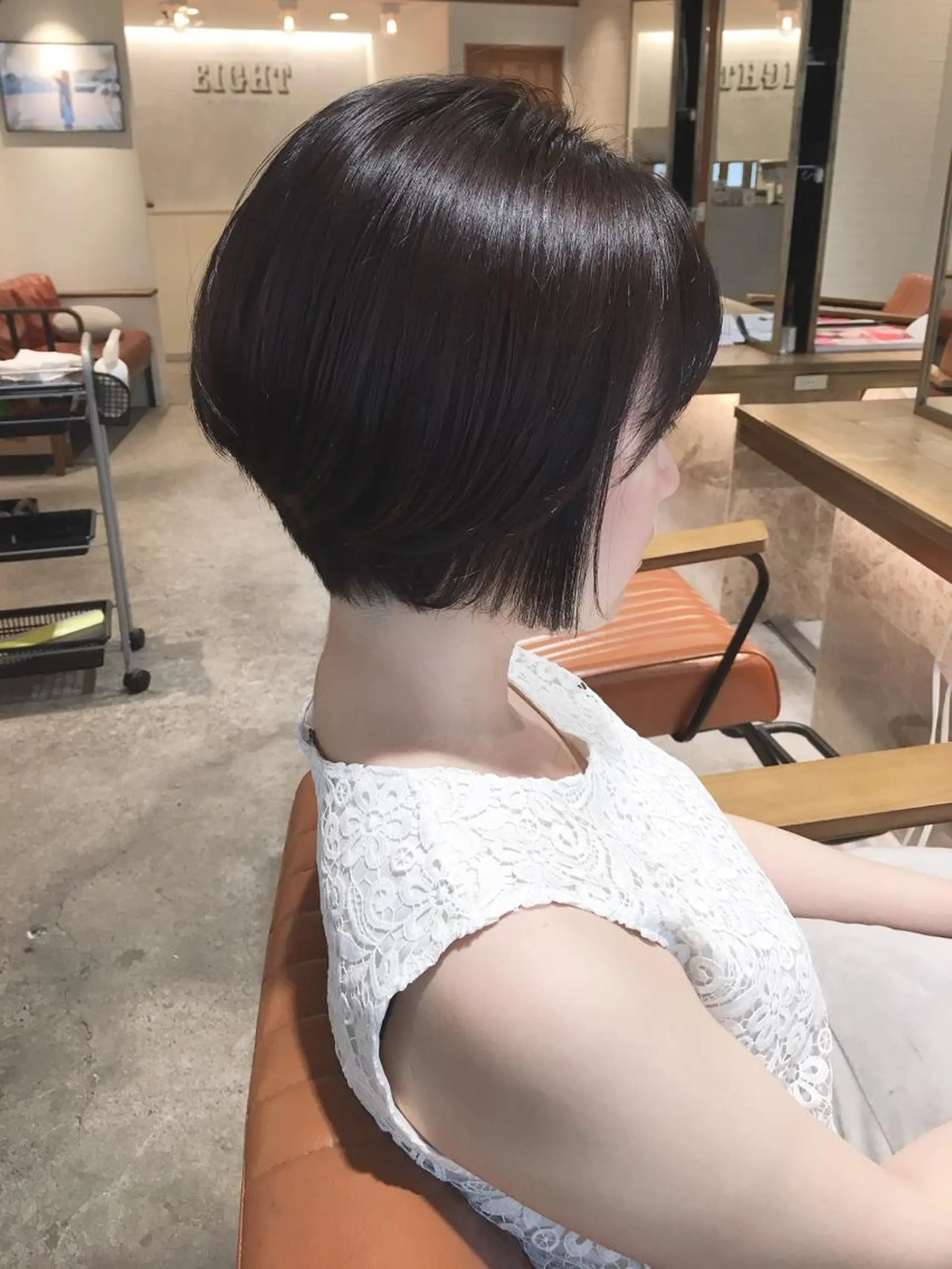ショート ショートボブ ベリーショート ボブ ハイライト ショートヘア メンズツイスパ ショートフクヤマシンのヘアスタイル