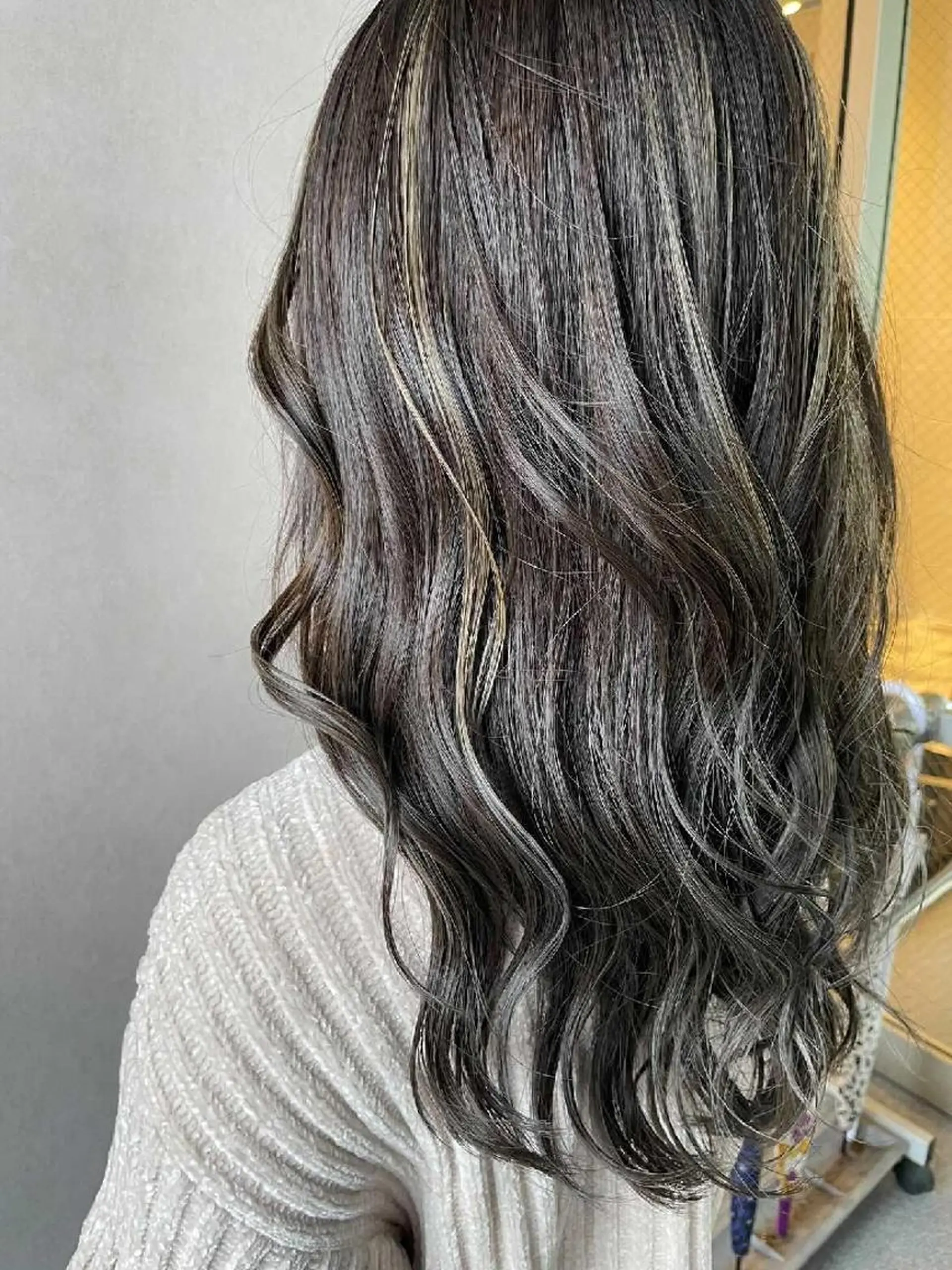 セミロング カラー ヘアアレンジ EARTH所沢店長　 髪質改善　岡本　勇人のヘアスタイル