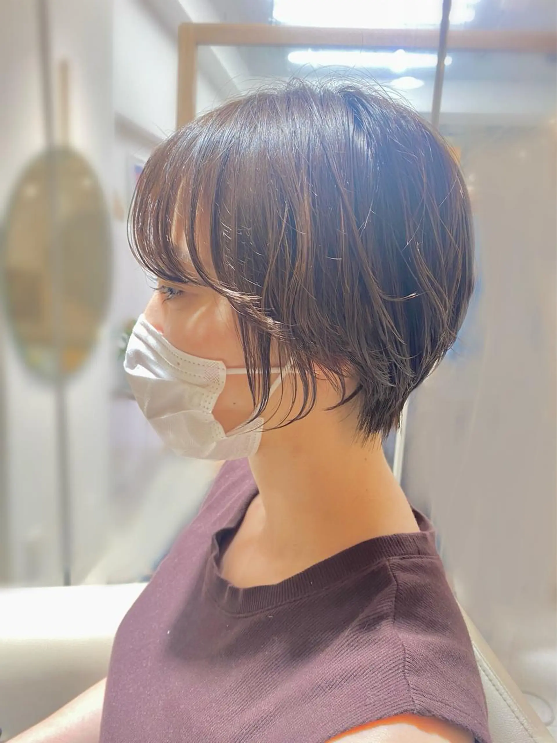 ショート カラー カット ヘアカラー トリートメント 安永 涼のヘアスタイル