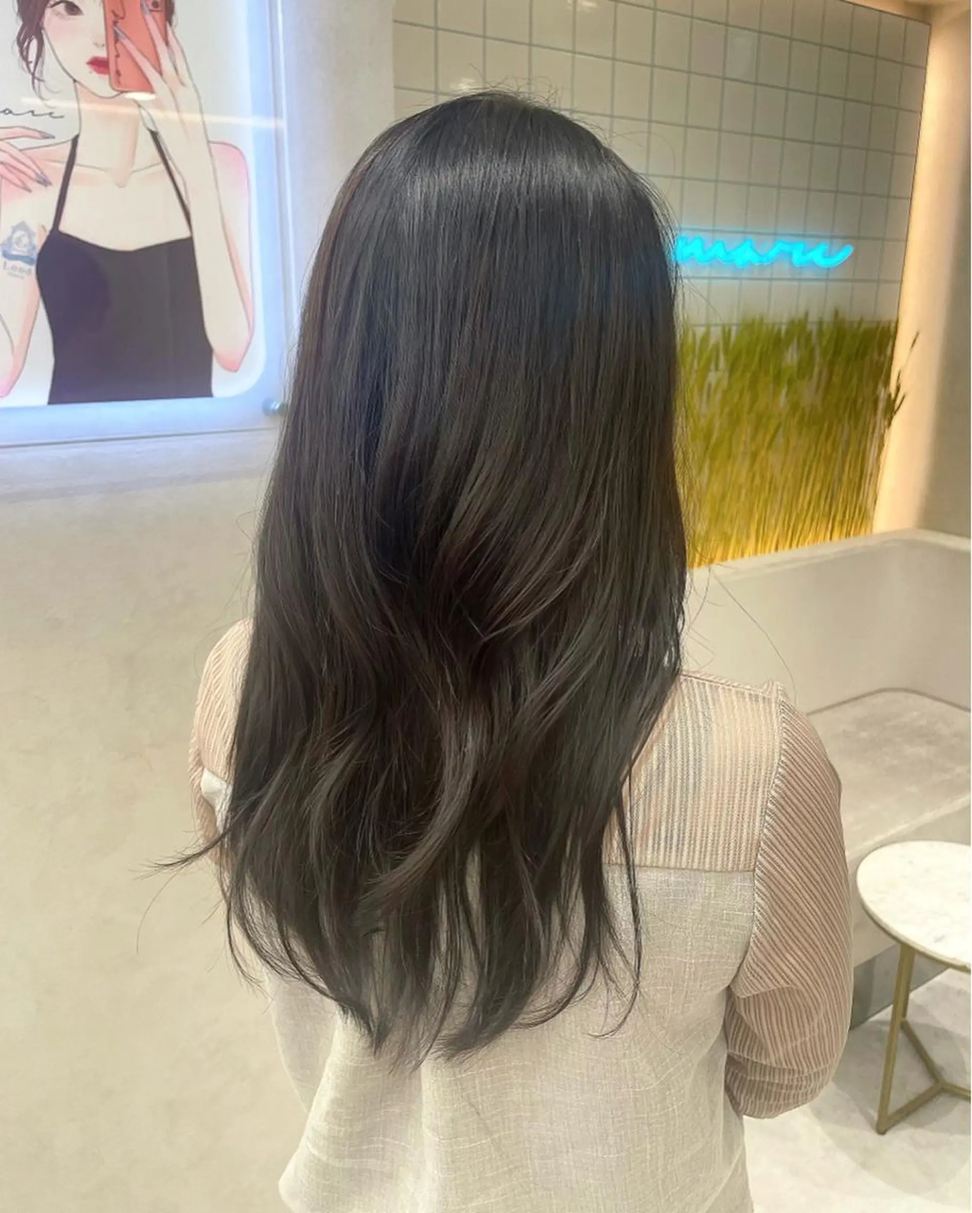 カラー ヘアカラー トリートメント ヘッドスパ ヘアセット 韓国ヘア/レイヤー Londエレンのヘアスタイル