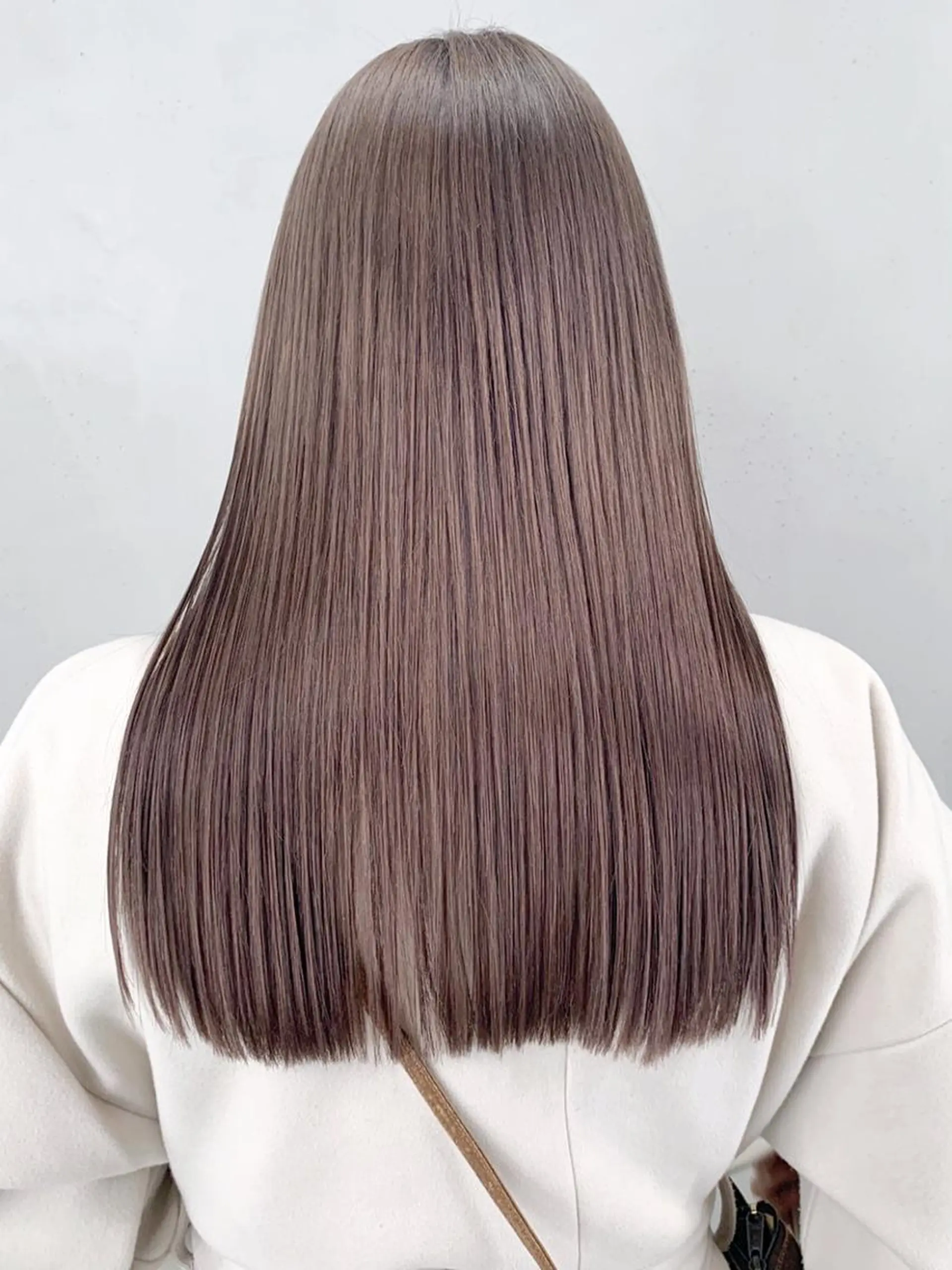 セミロング カラー パーマ ヘアアレンジ ベージュカラー モカベージュ ITbyALBUM 浦和店のヘアスタイル