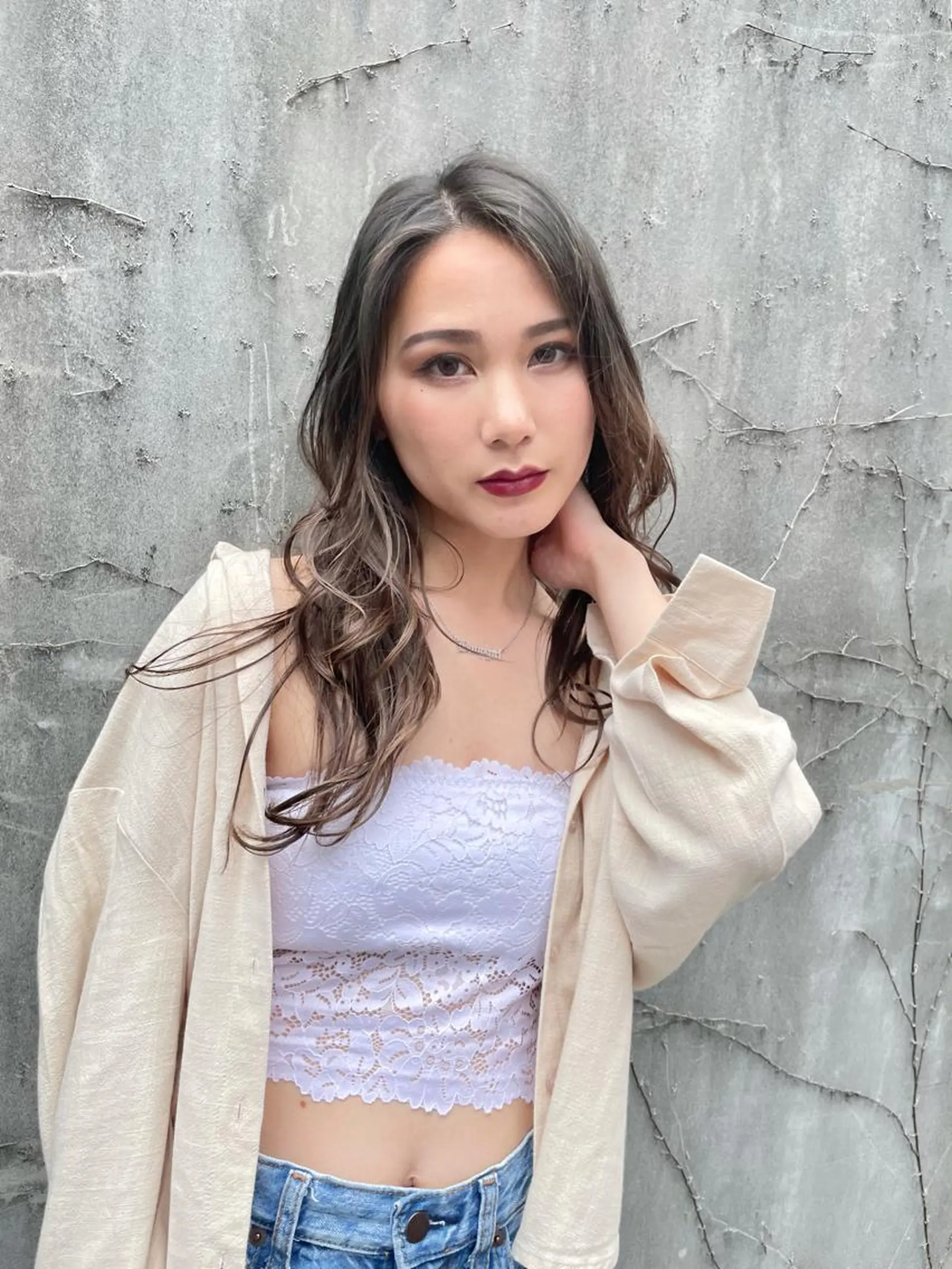 ロング カラー 髪質改善/縮毛矯正 ツヤ髪🩷さつきのヘアスタイル