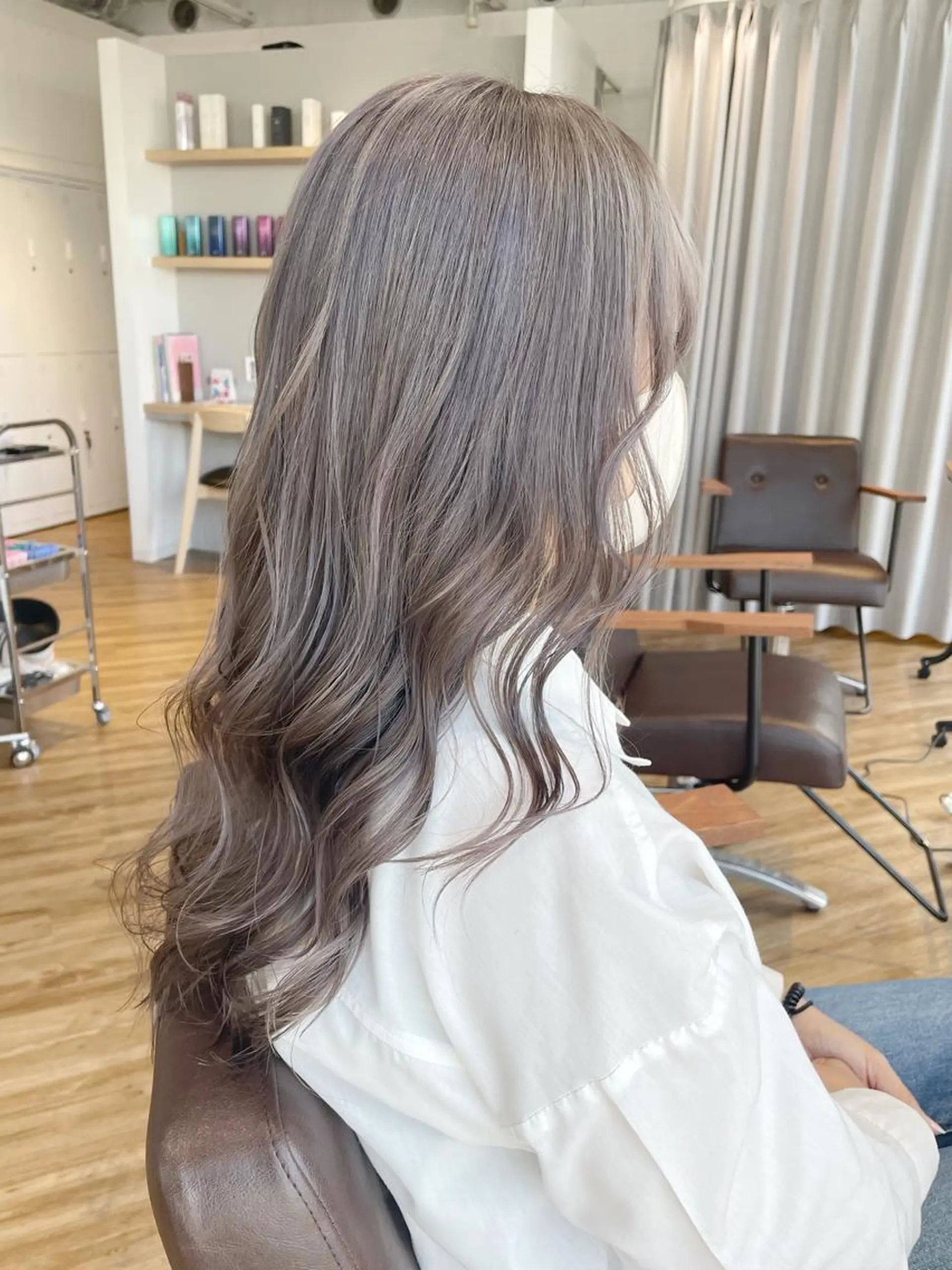 ロング カラー 杉村 未来のヘアスタイル
