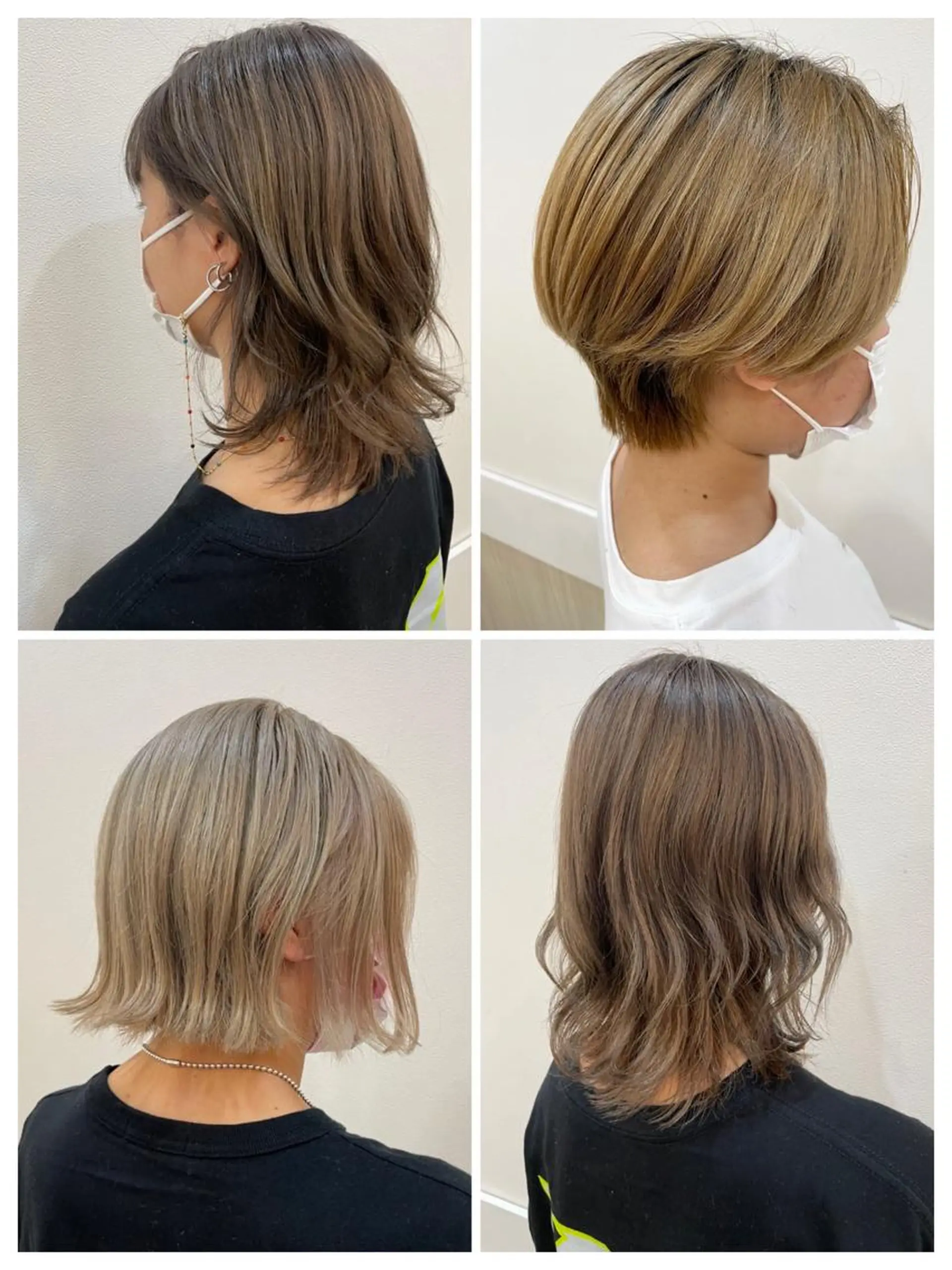 ショート カラー ベージュカラー ダブルカラー ヘアカラー トータルビューティー K:R鶴川のヘアスタイル