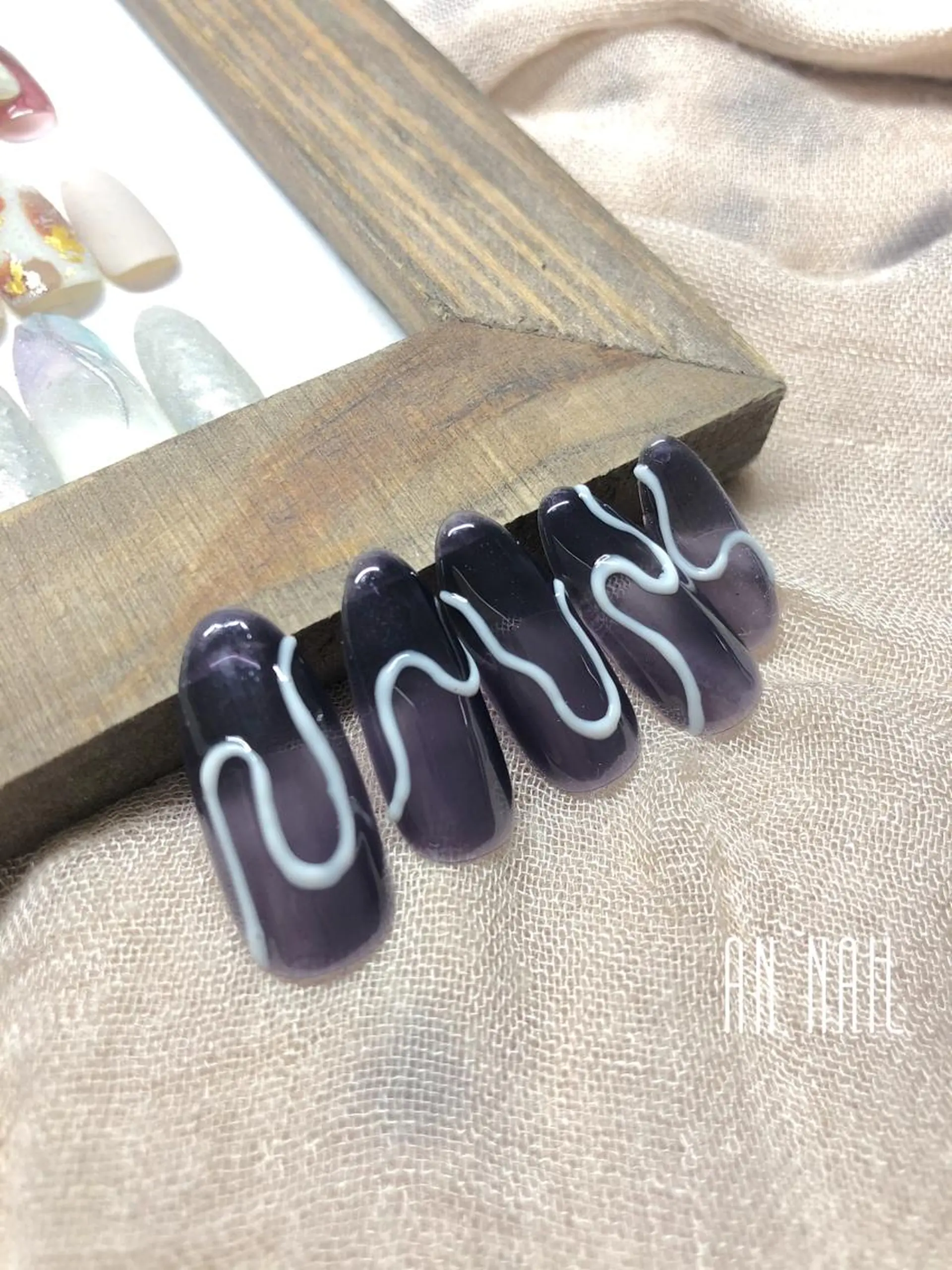 ネイル クリアネイル ニュアンスネイル AN Nailのネイルデザイン