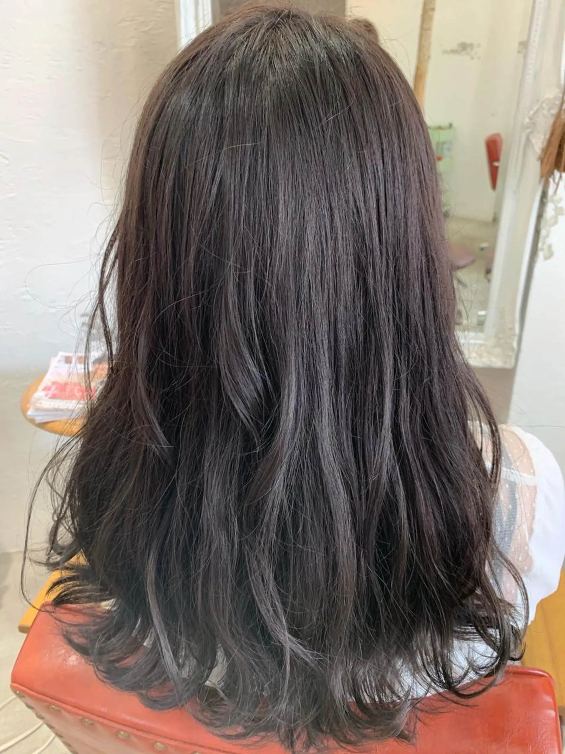ロング カラー カット ヘアカラー fio マナミのヘアスタイル