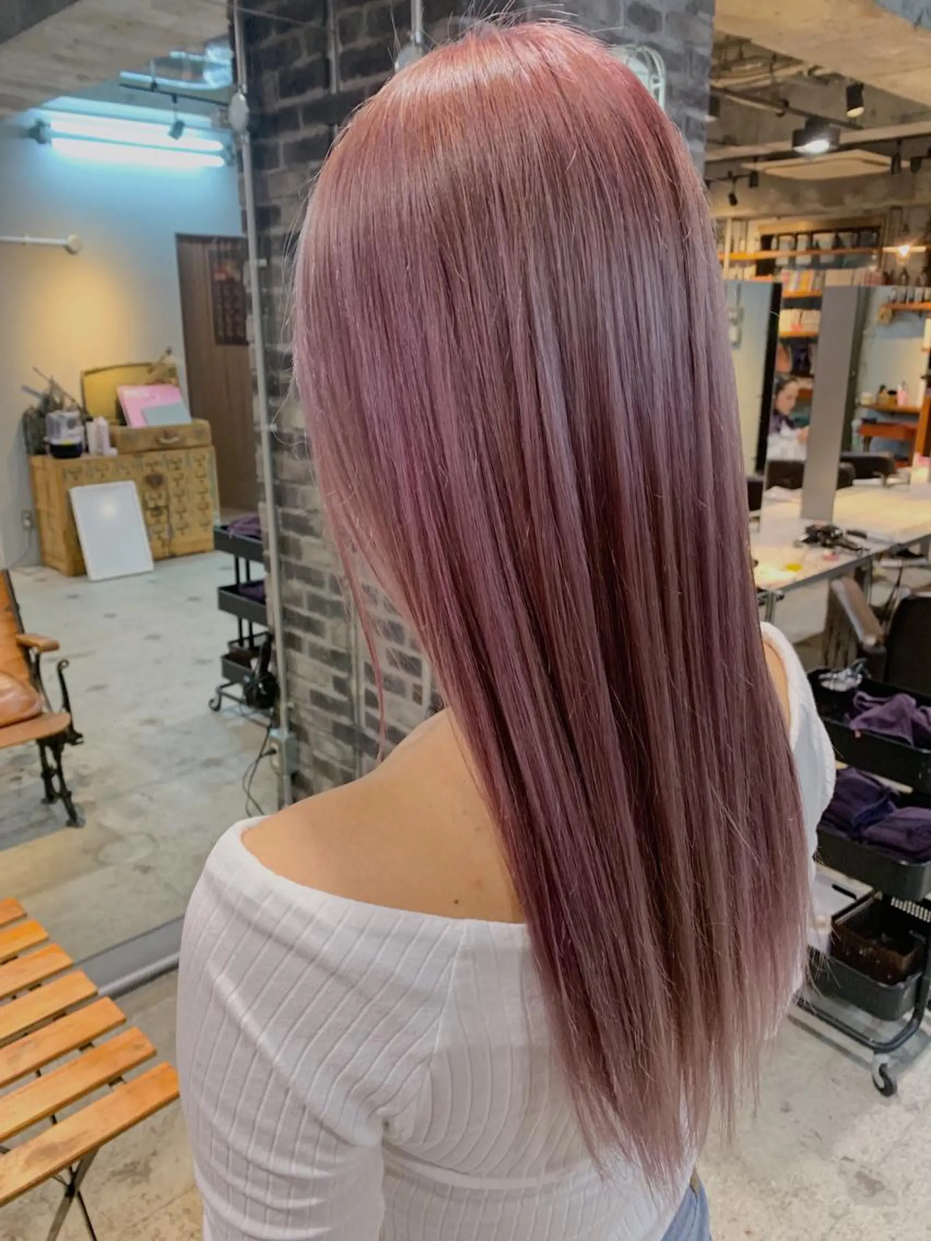 ロング カラー ヘアカラー トリートメント 代表 中島貴志のヘアスタイル