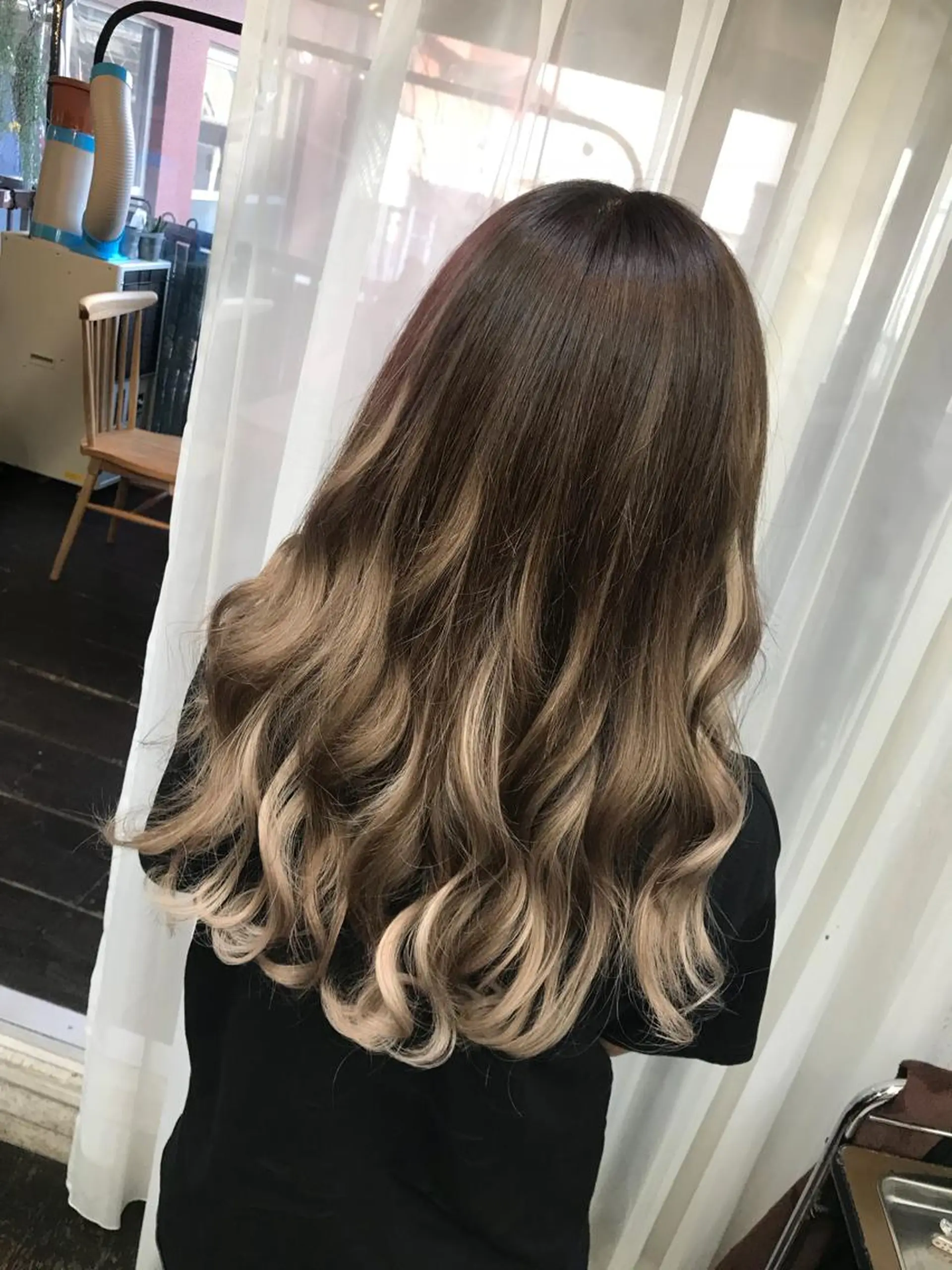 ロング シールエクステ エクステ カラーモデル募集ෆ SAEのヘアスタイル