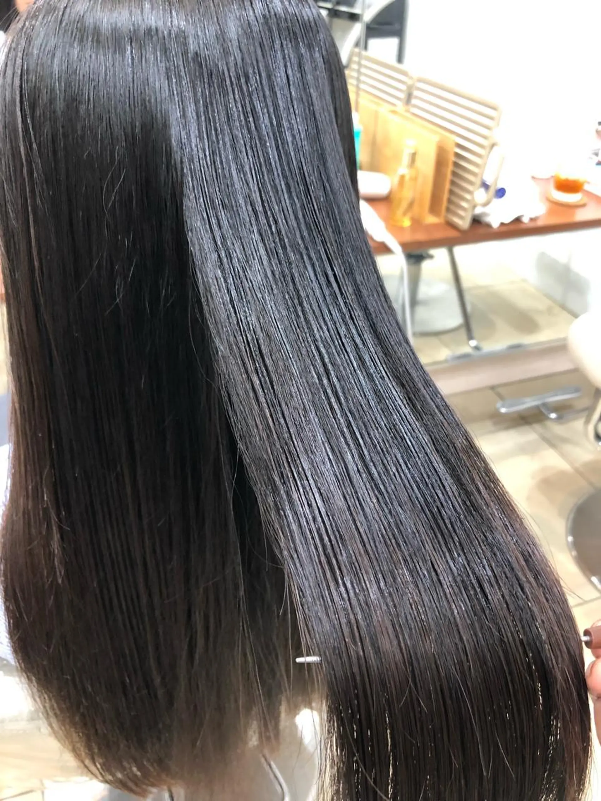 ロング 髪質改善 縮毛矯正 トリートメント 酸熱トリートメント コテ巻き風パーマ/ 髪質改善/河島恭平のヘアスタイル