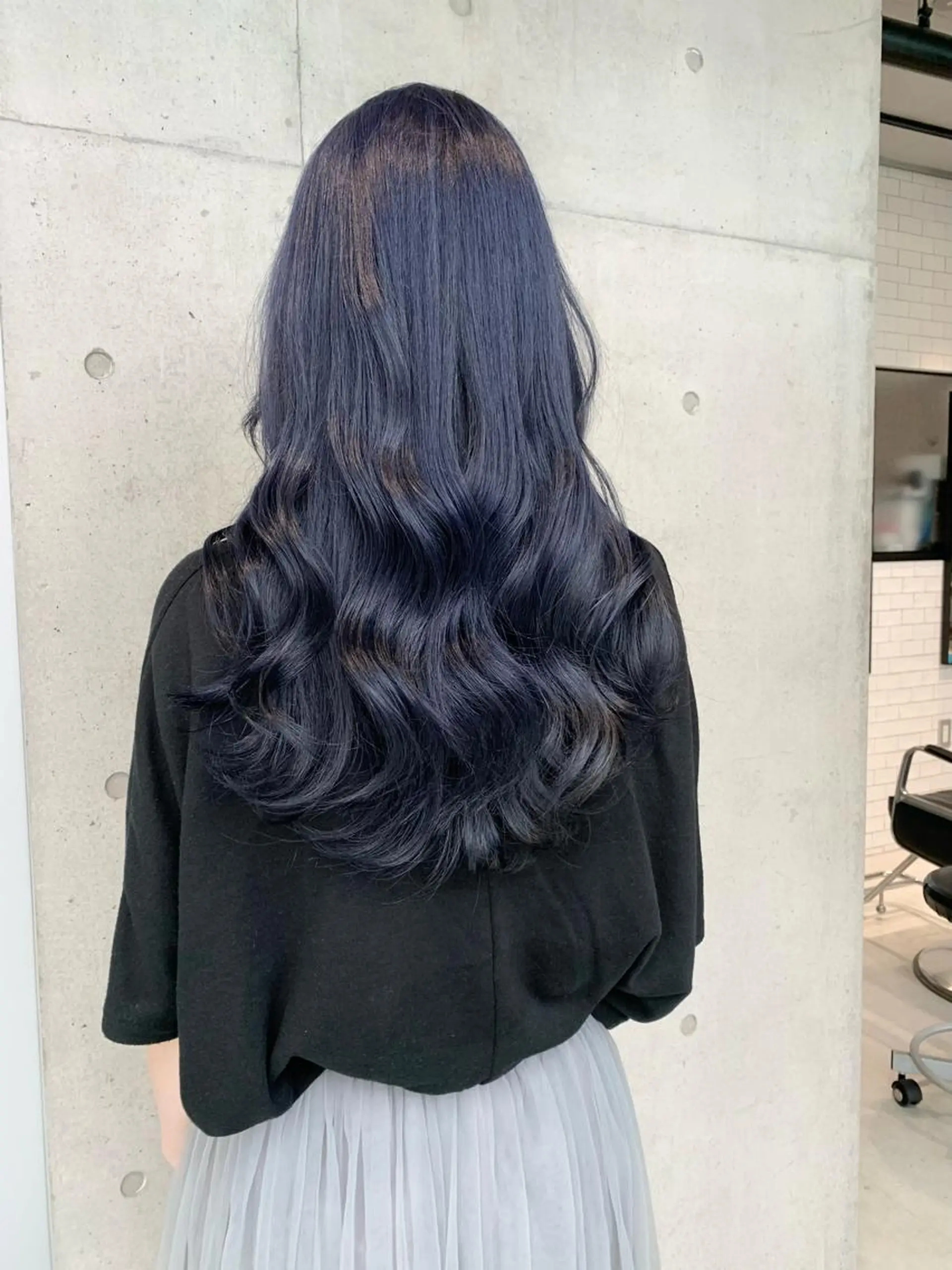 ロング カラー 透明感/オリーブ/ グレージュ/YUKAのヘアスタイル