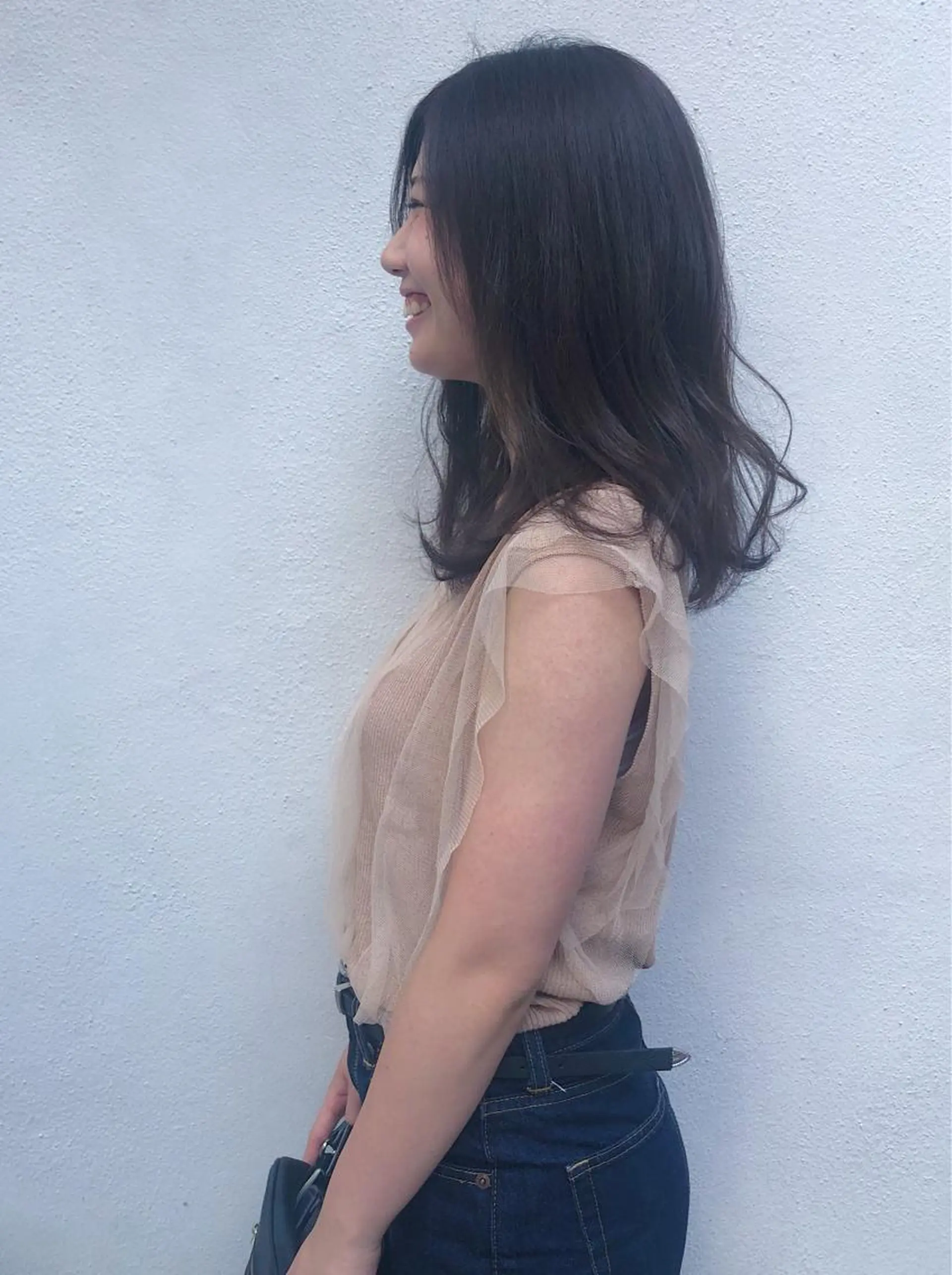 ミディアム カラー 髪質改善/艶髪 やまなかのヘアスタイル