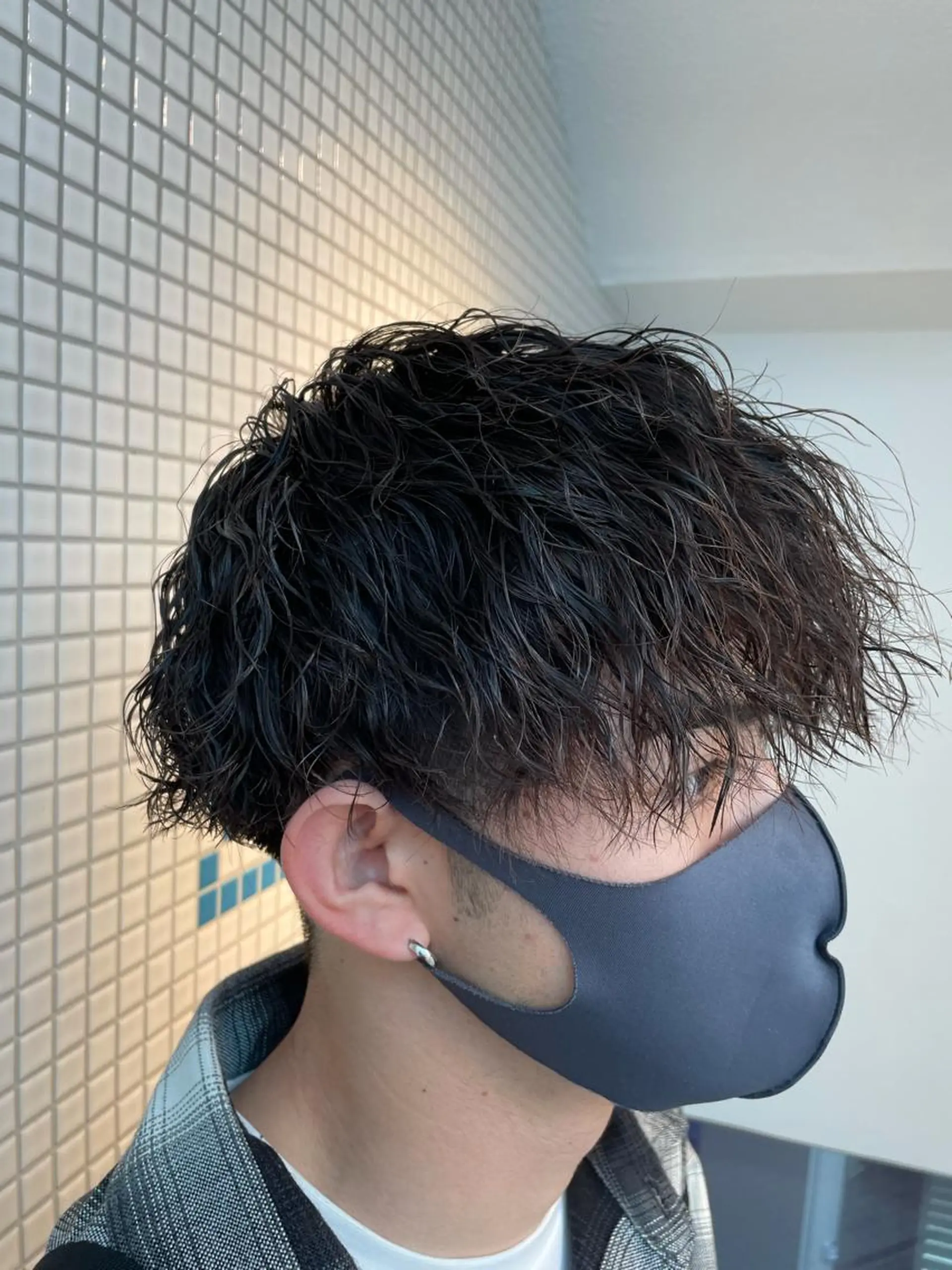 ショート カラー パーマ メンズ 学生（メンズ向け） 学生 🔥メンズカラー🔥 セヤシュウヘイのヘアスタイル