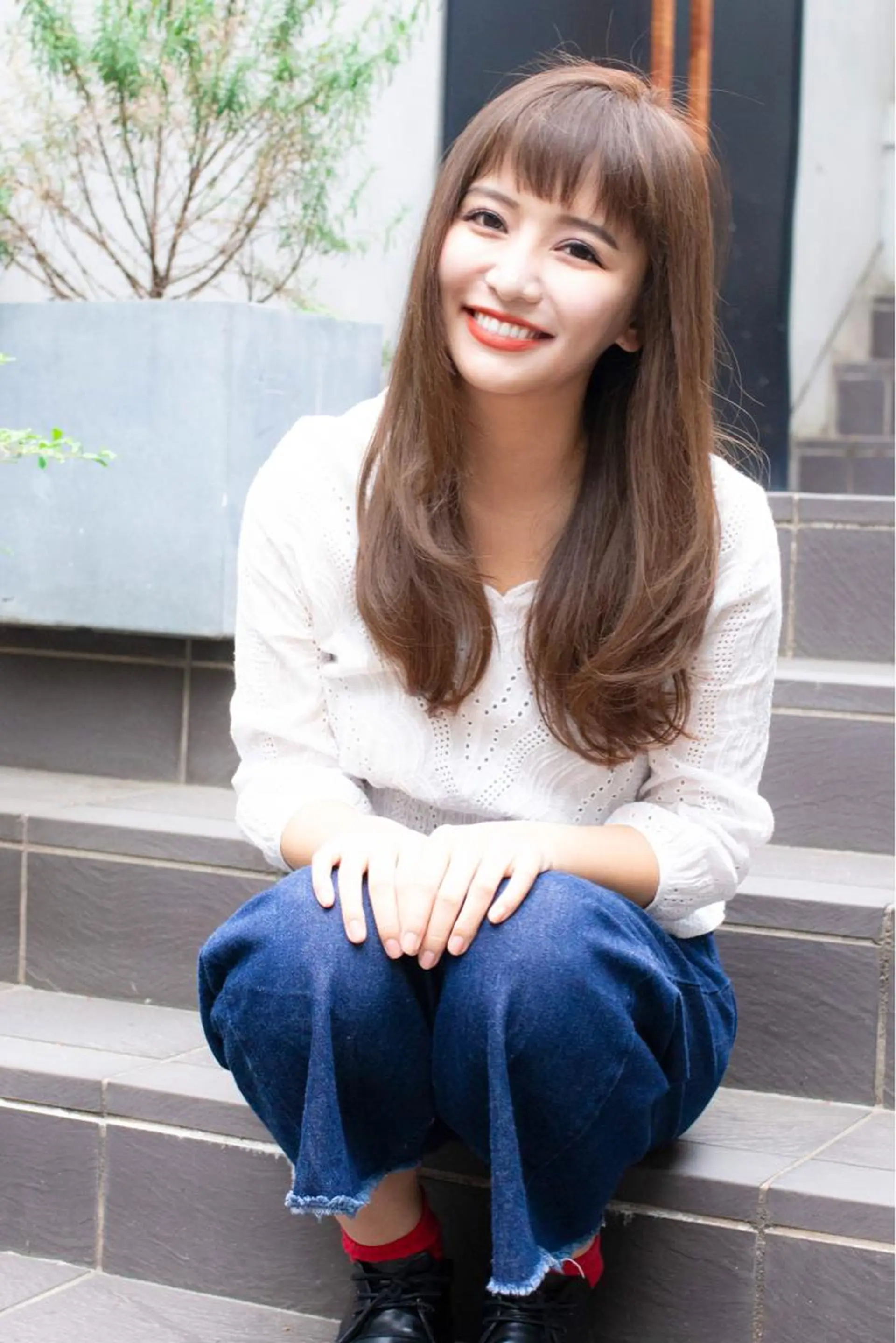 セミロング カラー マツエク・マツパ トリートメント 🔥似合わせのプロ 🔥REGOのヘアスタイル