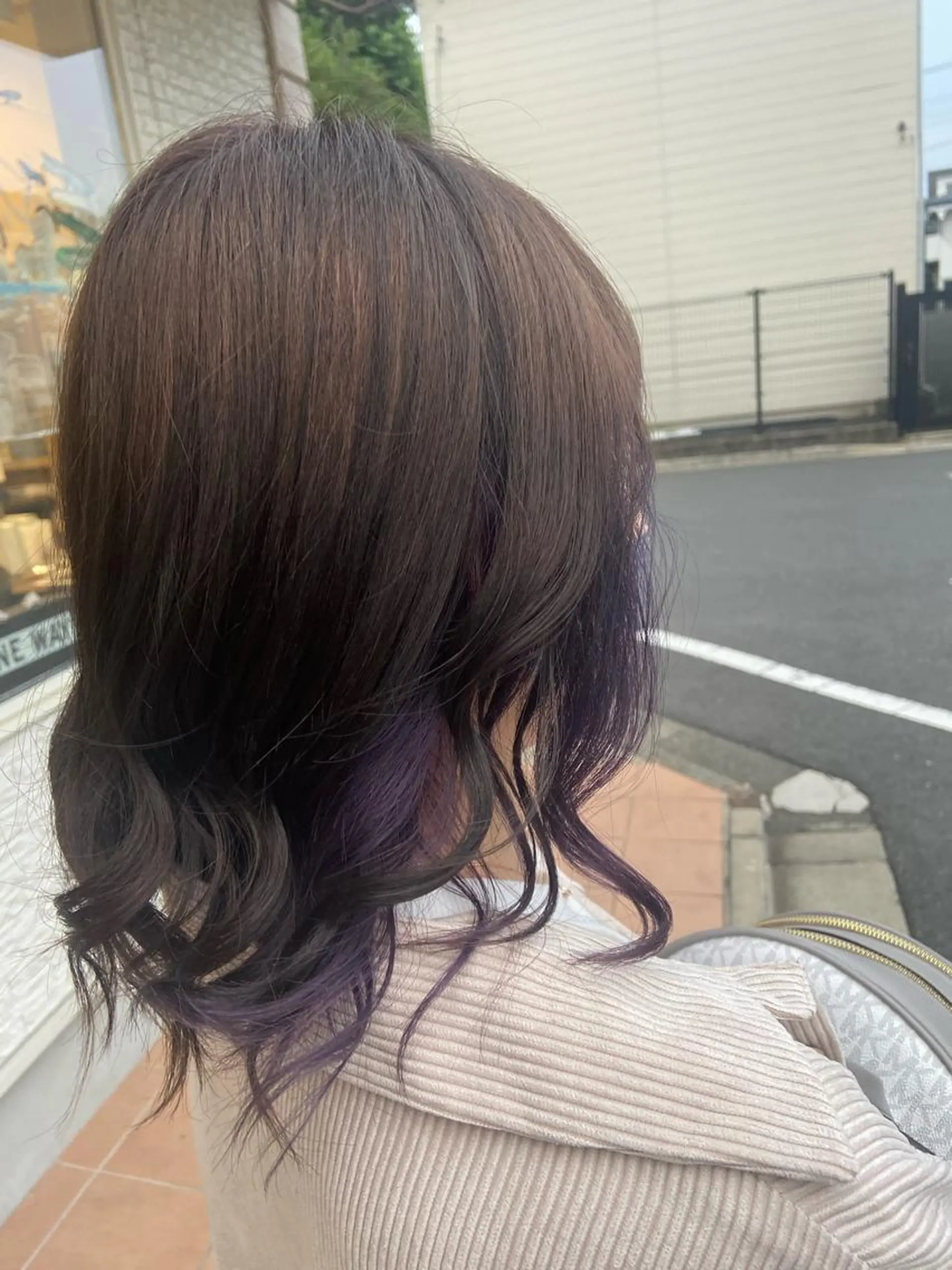 ミディアム カラー 🪼高評価🪼 💎柴崎の藤咲💎のヘアスタイル