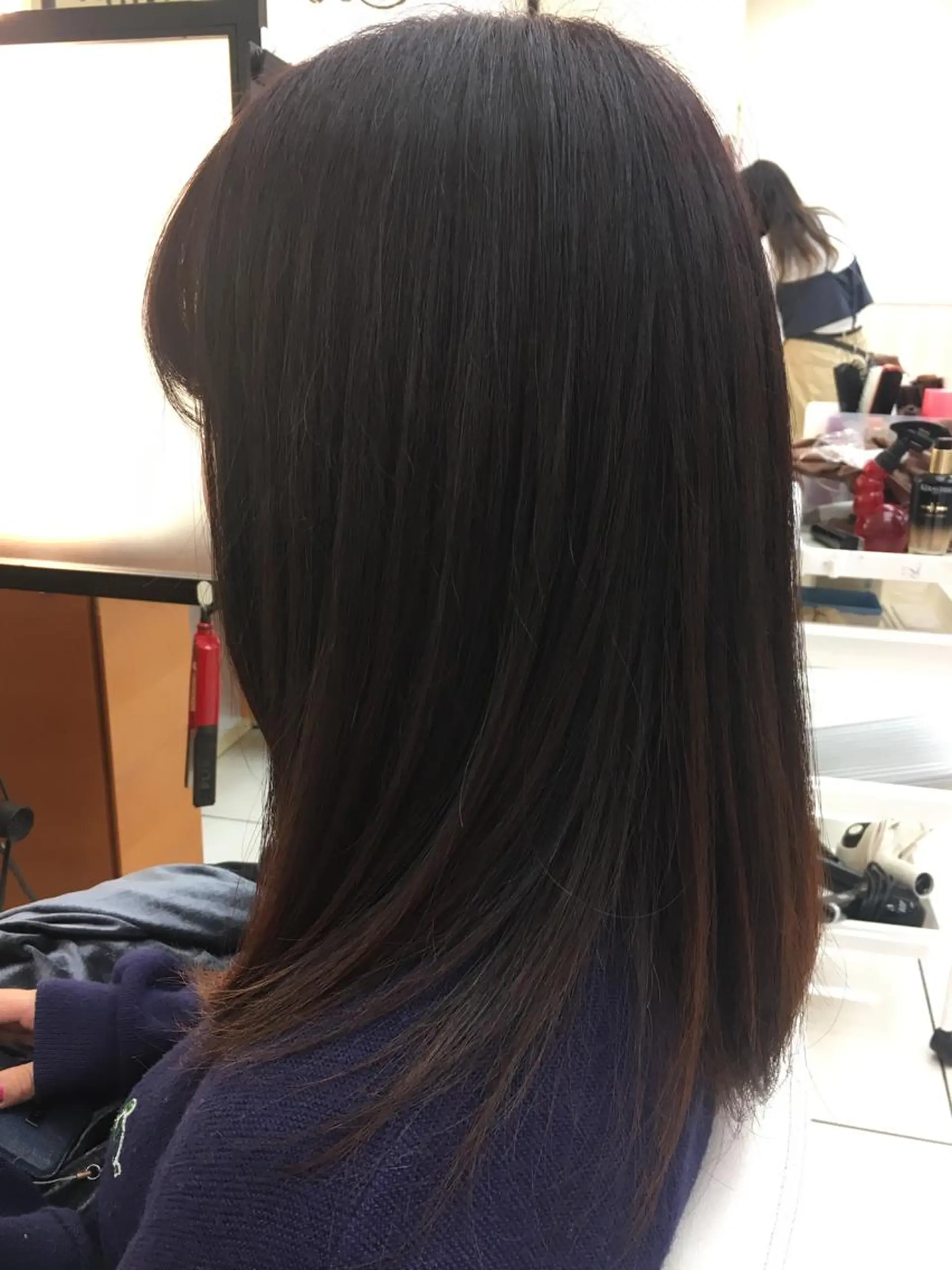 カラー バレイヤージュ ピンクカラー カット ヘアカラー N° jillva ♦️川端裕司♦️のヘアスタイル