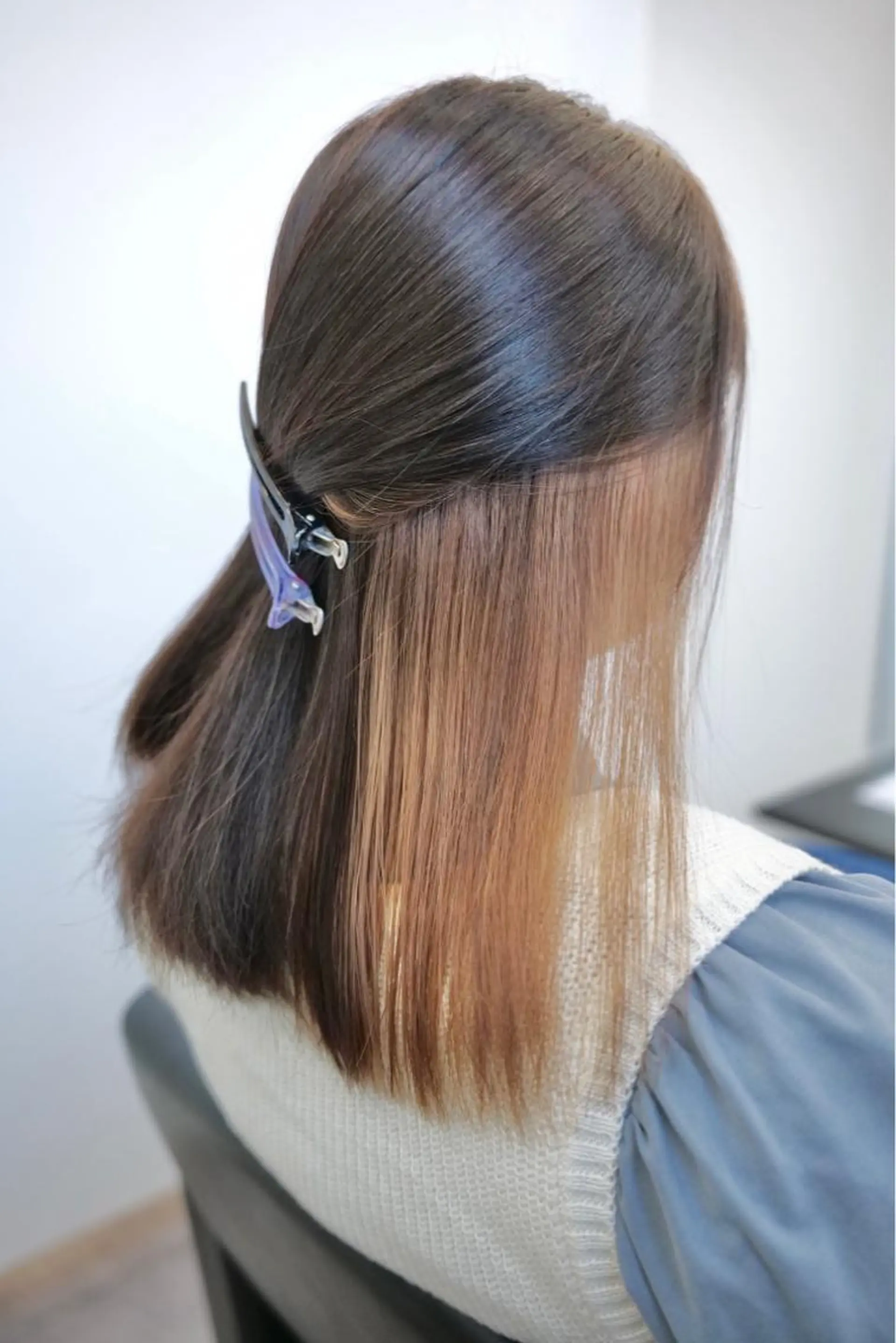 セミロング ヘアカラー トリートメント 【半個室サロン】 山本　崇仁のヘアスタイル